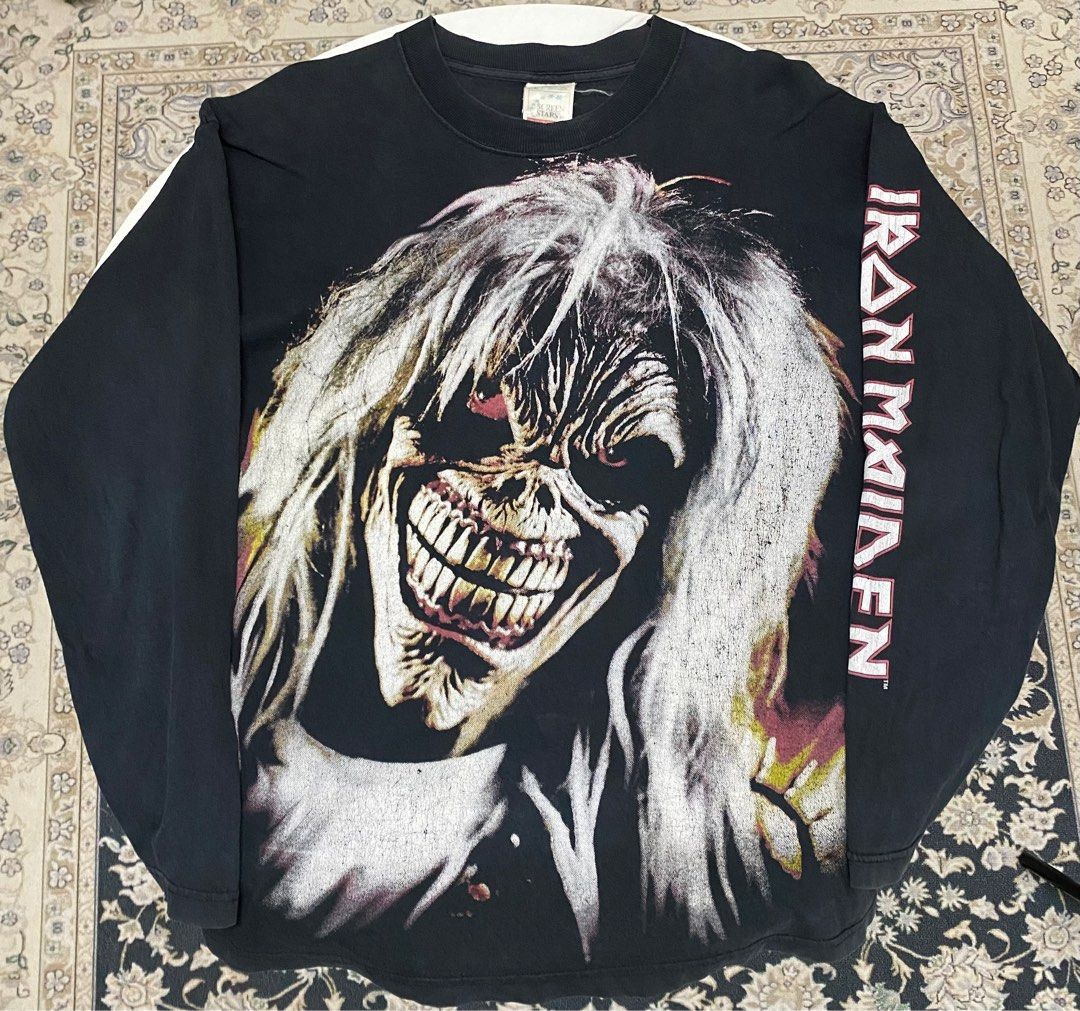 Maiden Vintage Iron Maiden Brave New World Tour T-Shirts, Hoodie, Sweatshirt | PodTeesHub.com