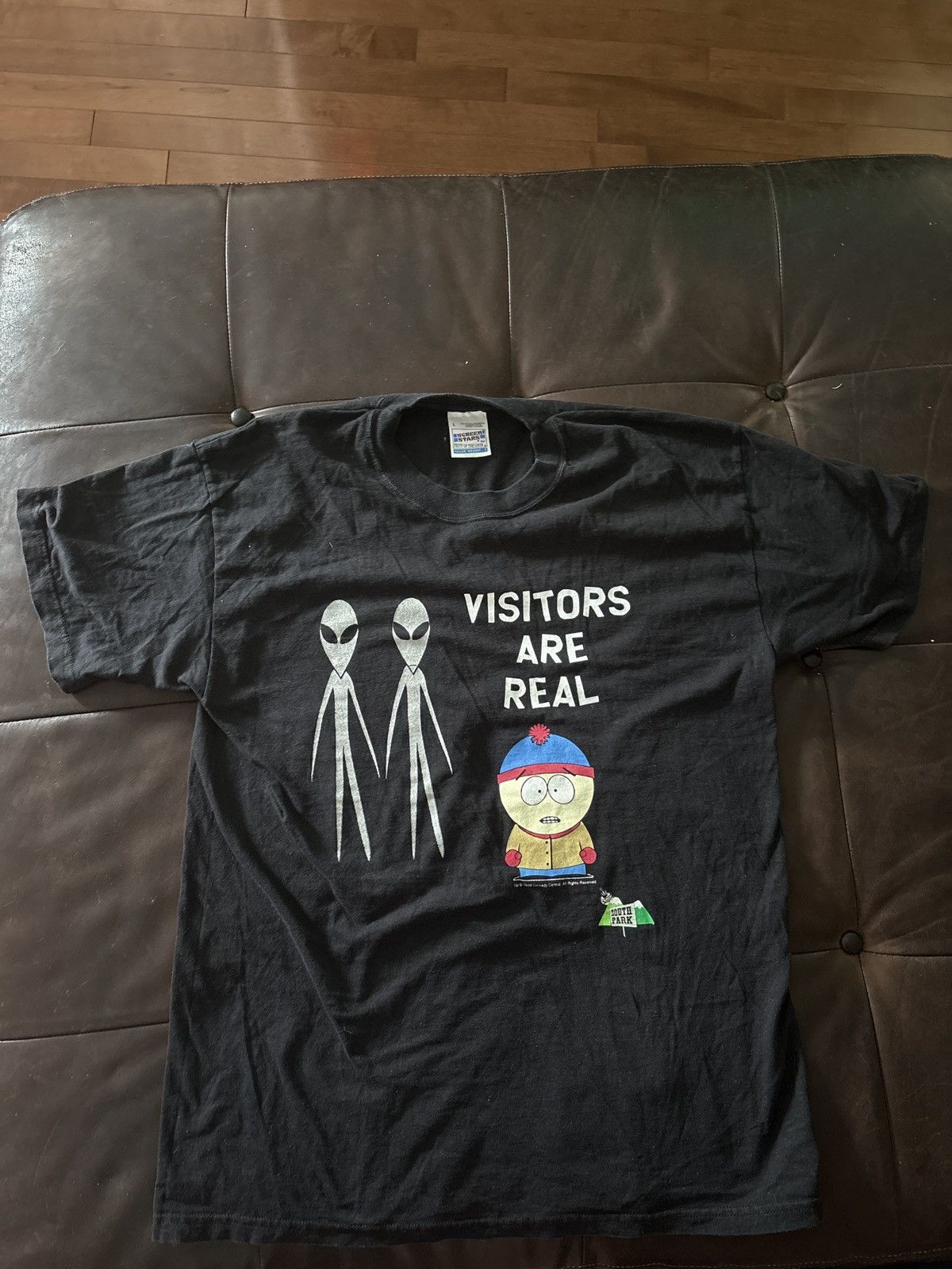 Vintage Very Rare 1999 South Park Visitors Are Real T Shirt Hoodie, Sweatshirt | PodTeesHub.com