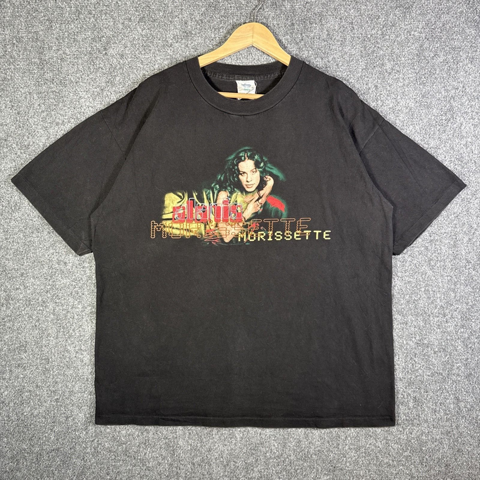 Band Vintage Alanis Morissette Shirt Xl Black 90s Band T-Shirts, Hoodie, Sweatshirt