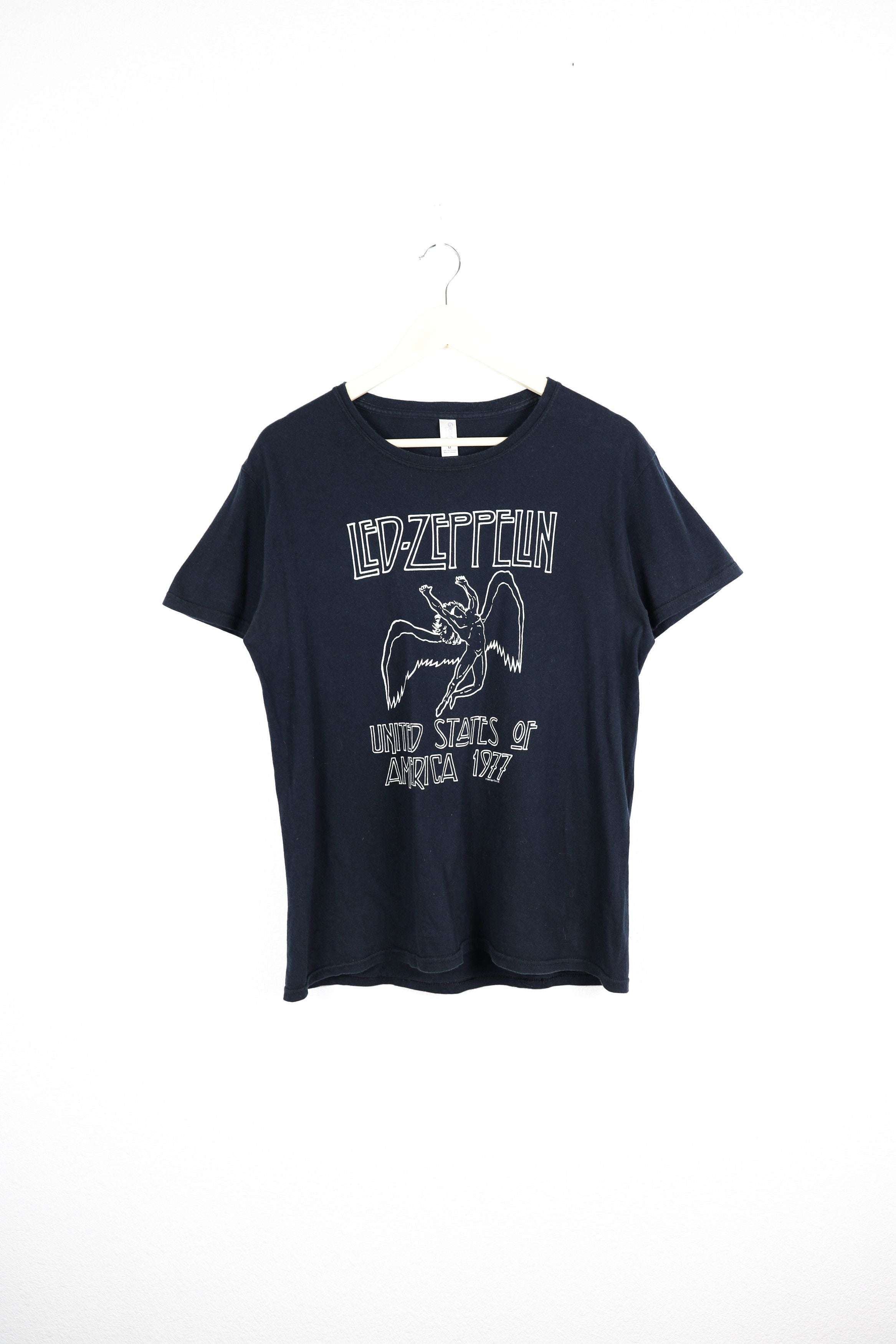 Led Zeppelin X Vintage Vintage Led Zeppelin 2000 Usa Graphic Tee T Shirt Y2k 00 S Hoodie, Sweatshirt | PodTeesHub.com