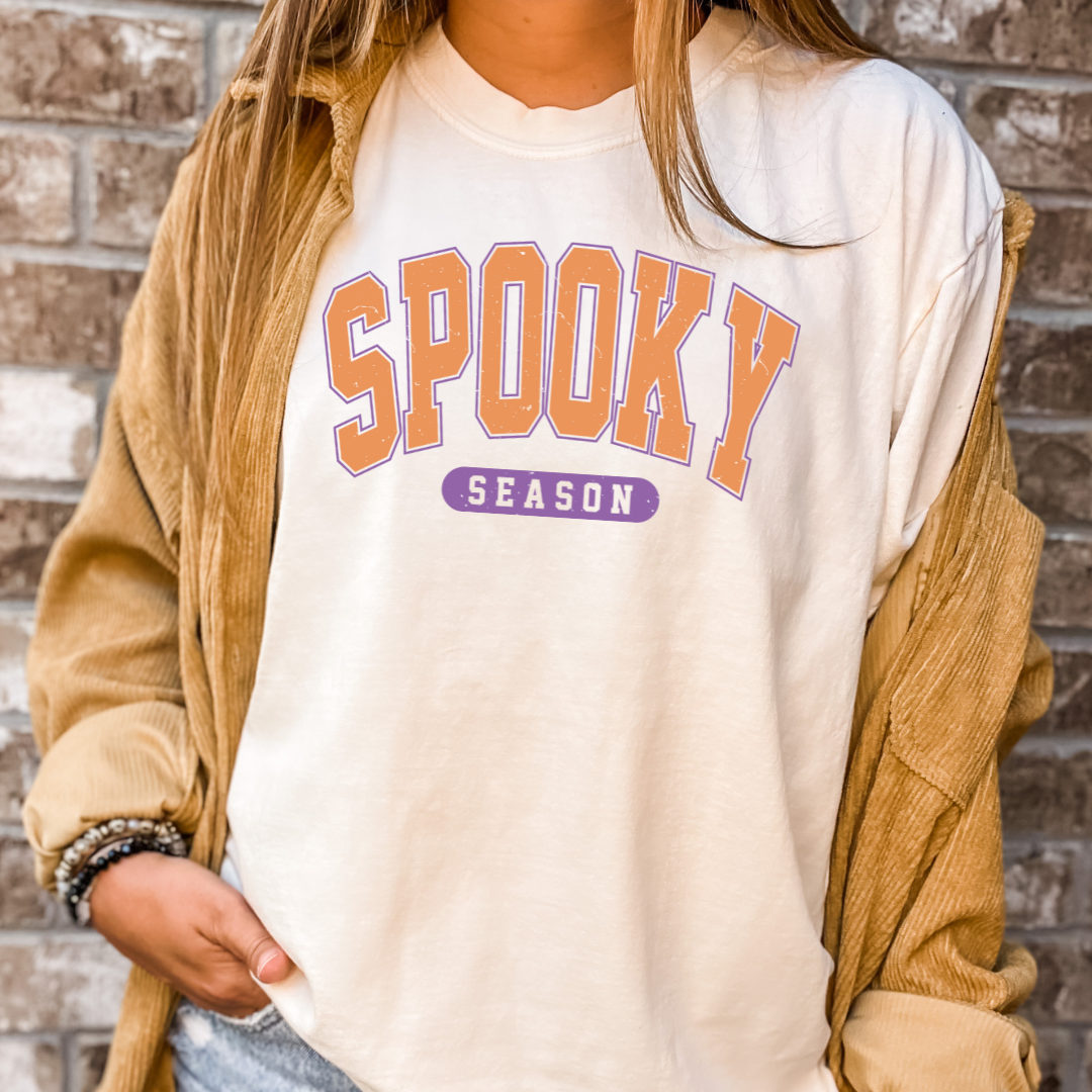 Spooky Season Fall Tee - Graphic Tee - Halloween Hoodie, Sweatshirt | PodTeesHub.com