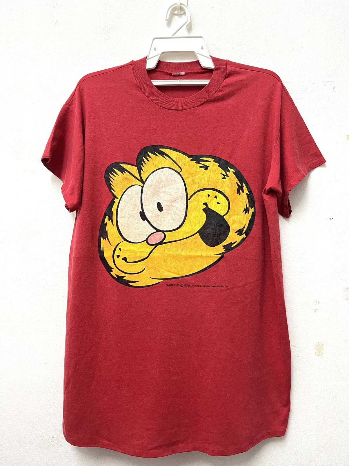 Vintage Garfield Head Smile Cartoon Tee Hoodie, Sweatshirt | PodTeesHub.com