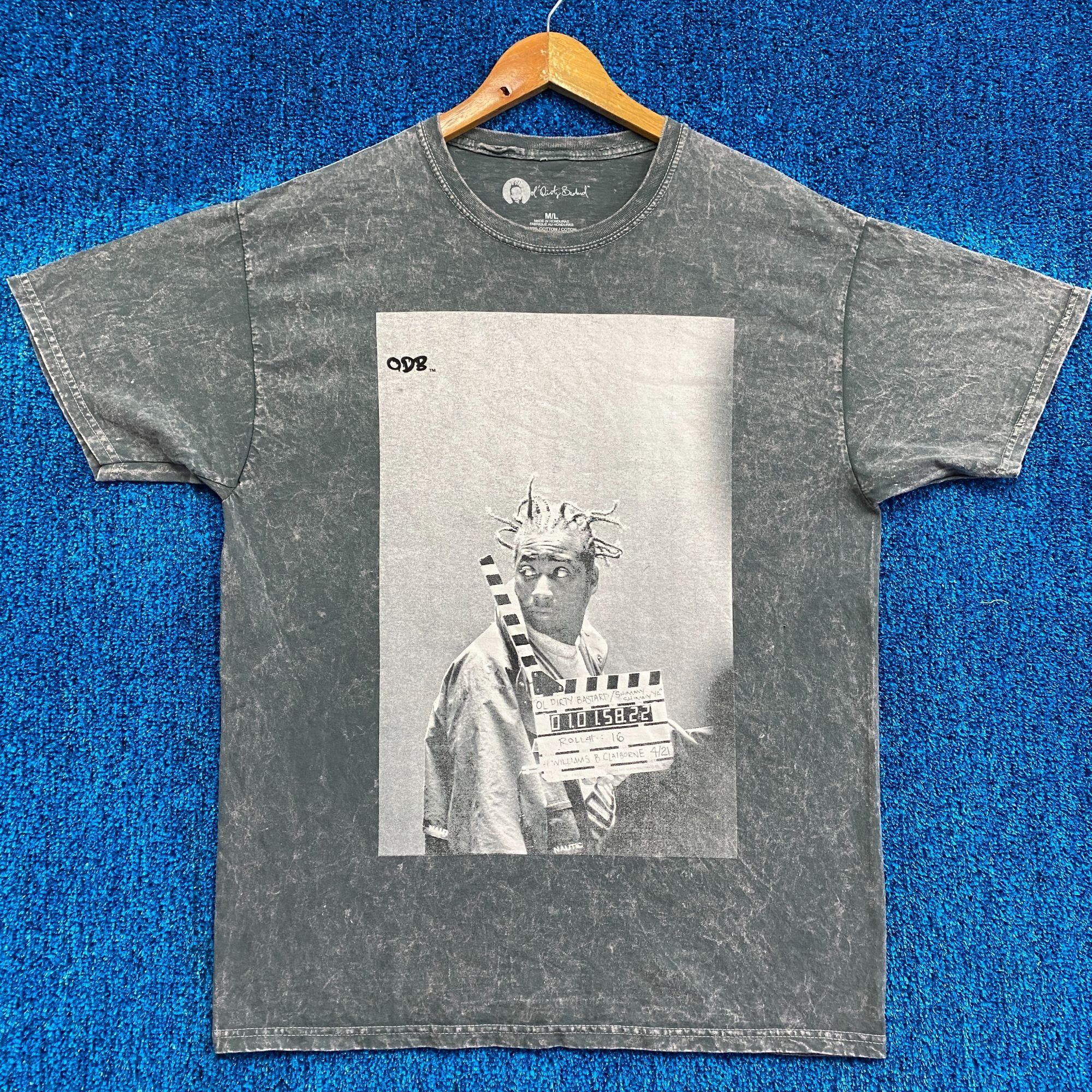Rap Tees Rare Vintage Ol Dirty Bastard Music Video Hip Hop Tee M L Hoodie, Sweatshirt | PodTeesHub.com
