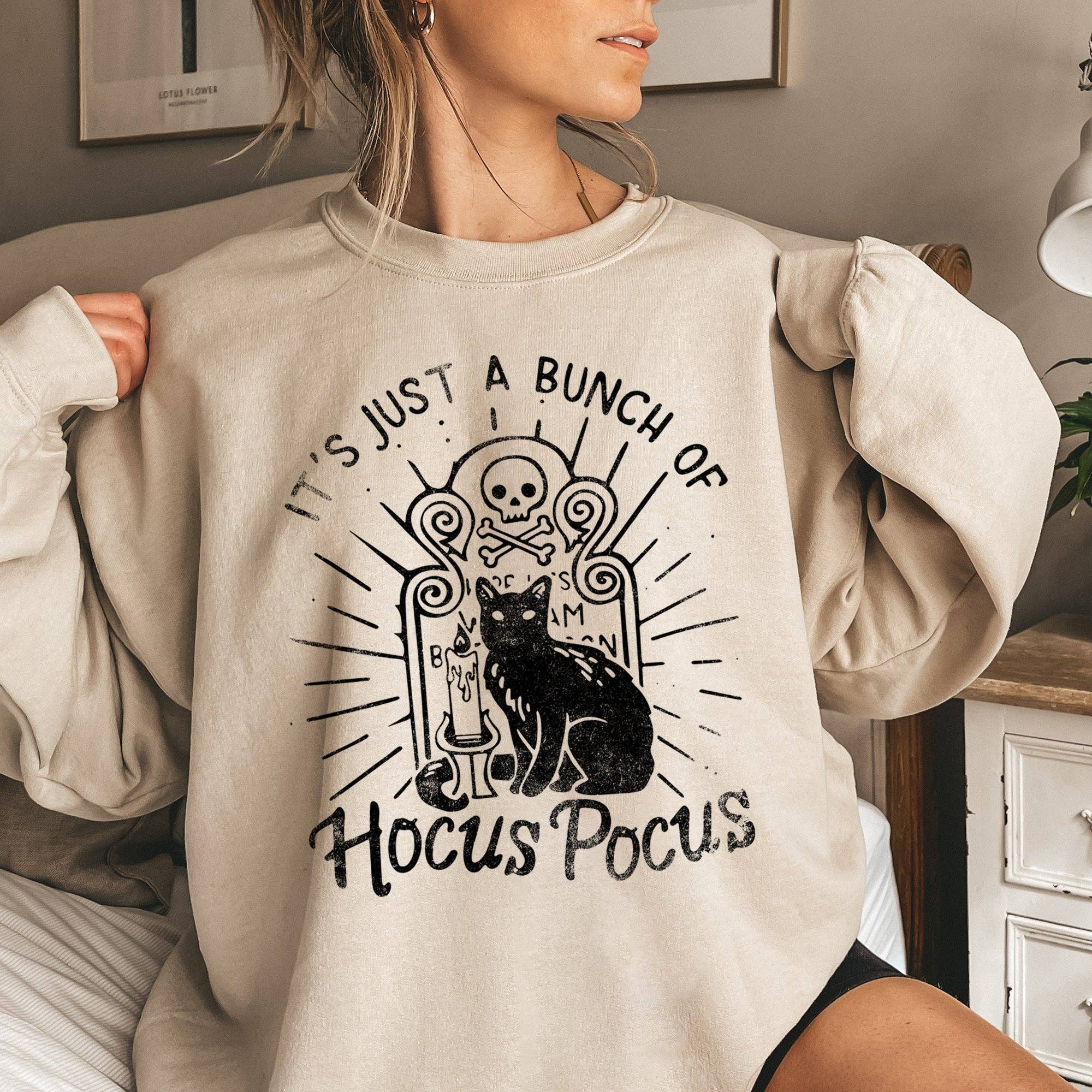 Bunch of Hocus Pocus Halloween Sweatshirt T-Shirts, Hoodie | PodTeesHub.com