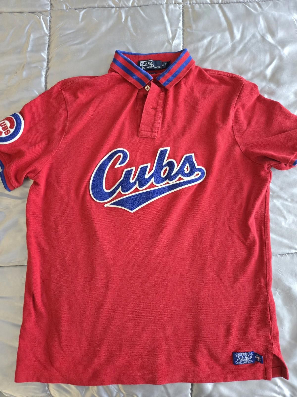 Ralph Lauren Polo Ralph Lauren Chicago Cubs Shirt Red Mlb Collection M Hoodie, Sweatshirt | PodTeesHub.com