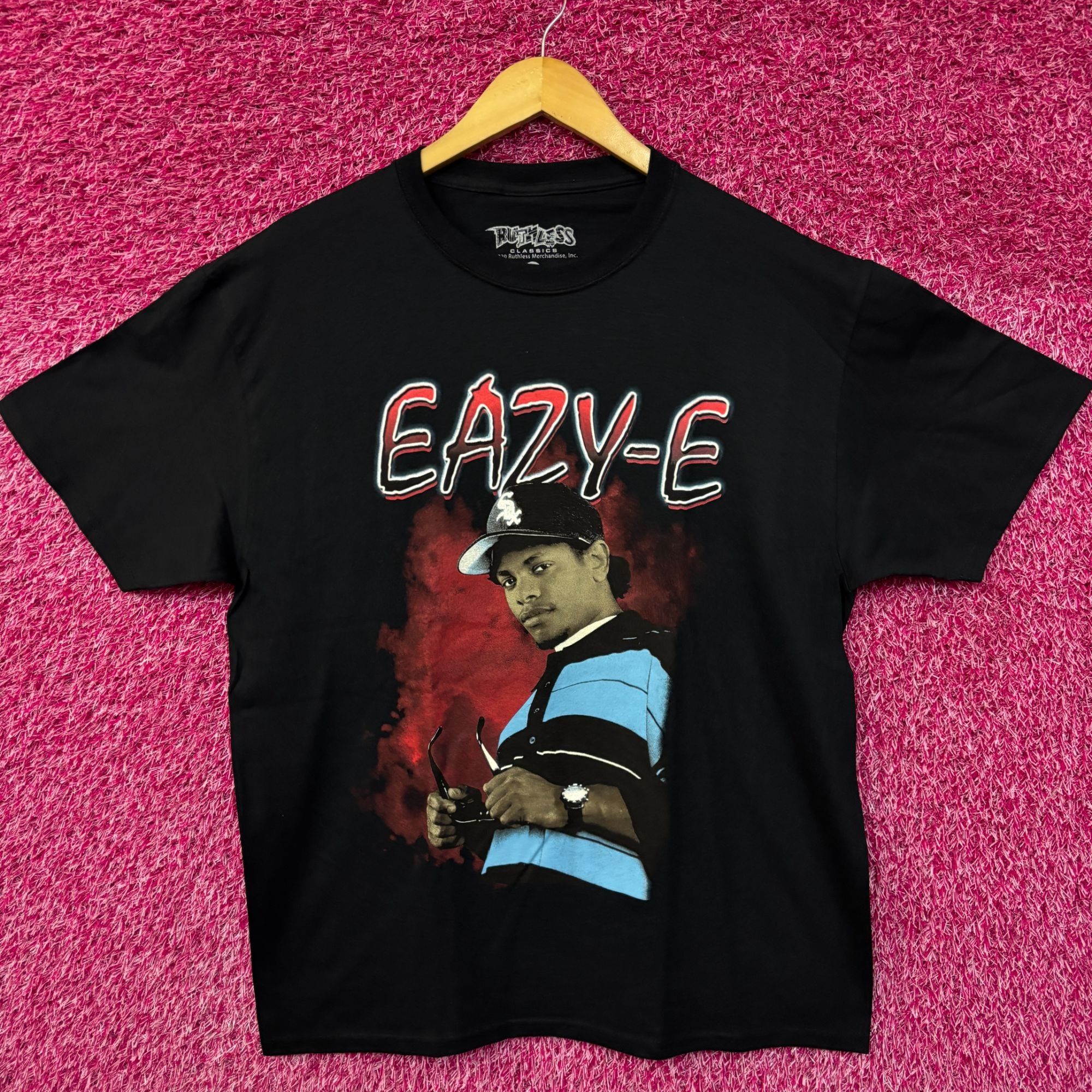 Rap Tees Eazy E Ruthless Records Nwa Poster West Coast Hip Hop Tee La Hoodie, Sweatshirt | PodTeesHub.com