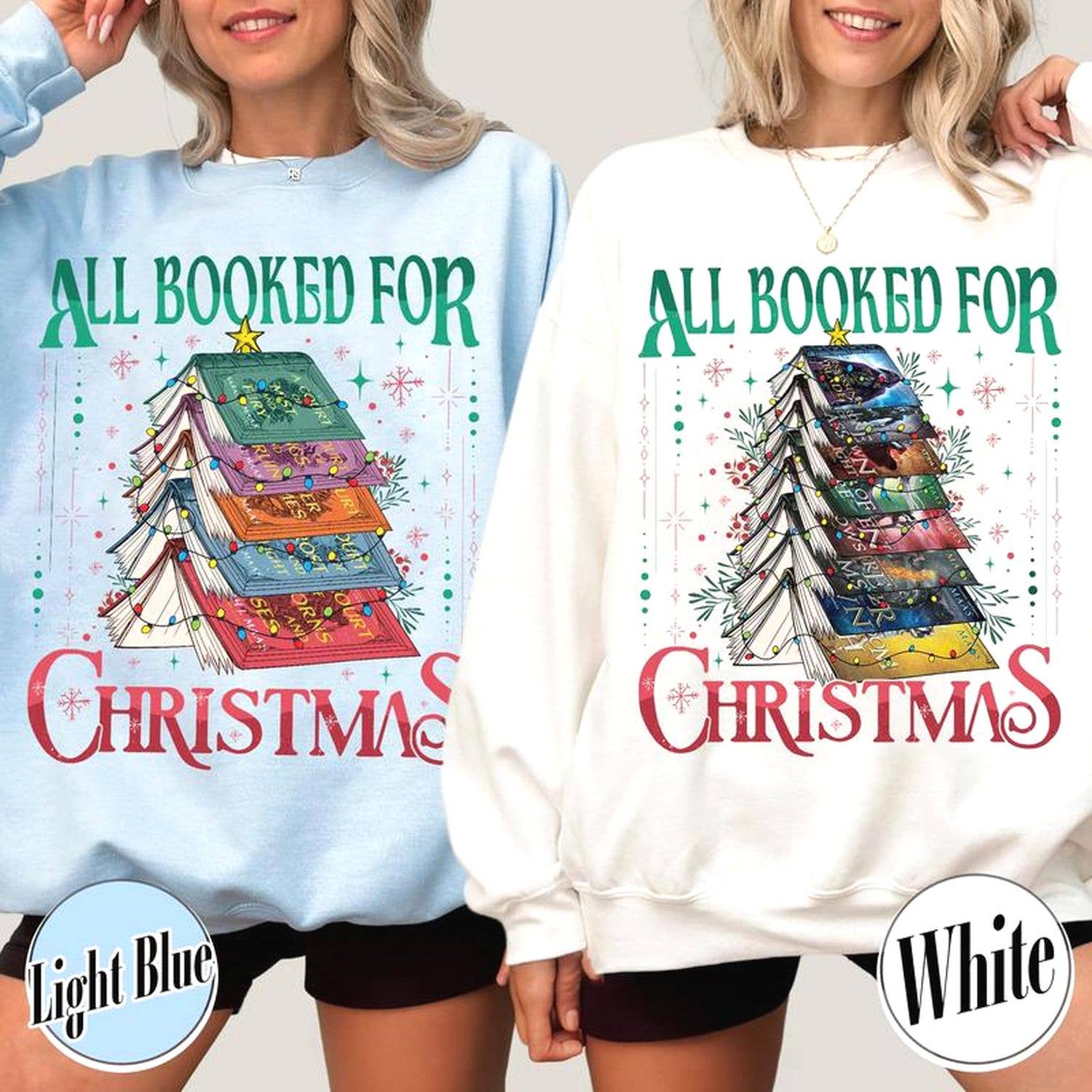All Booked For Christmas Acotar Dark Romance Sweatshirt T-Shirts, Hoodie | PodTeesHub.com