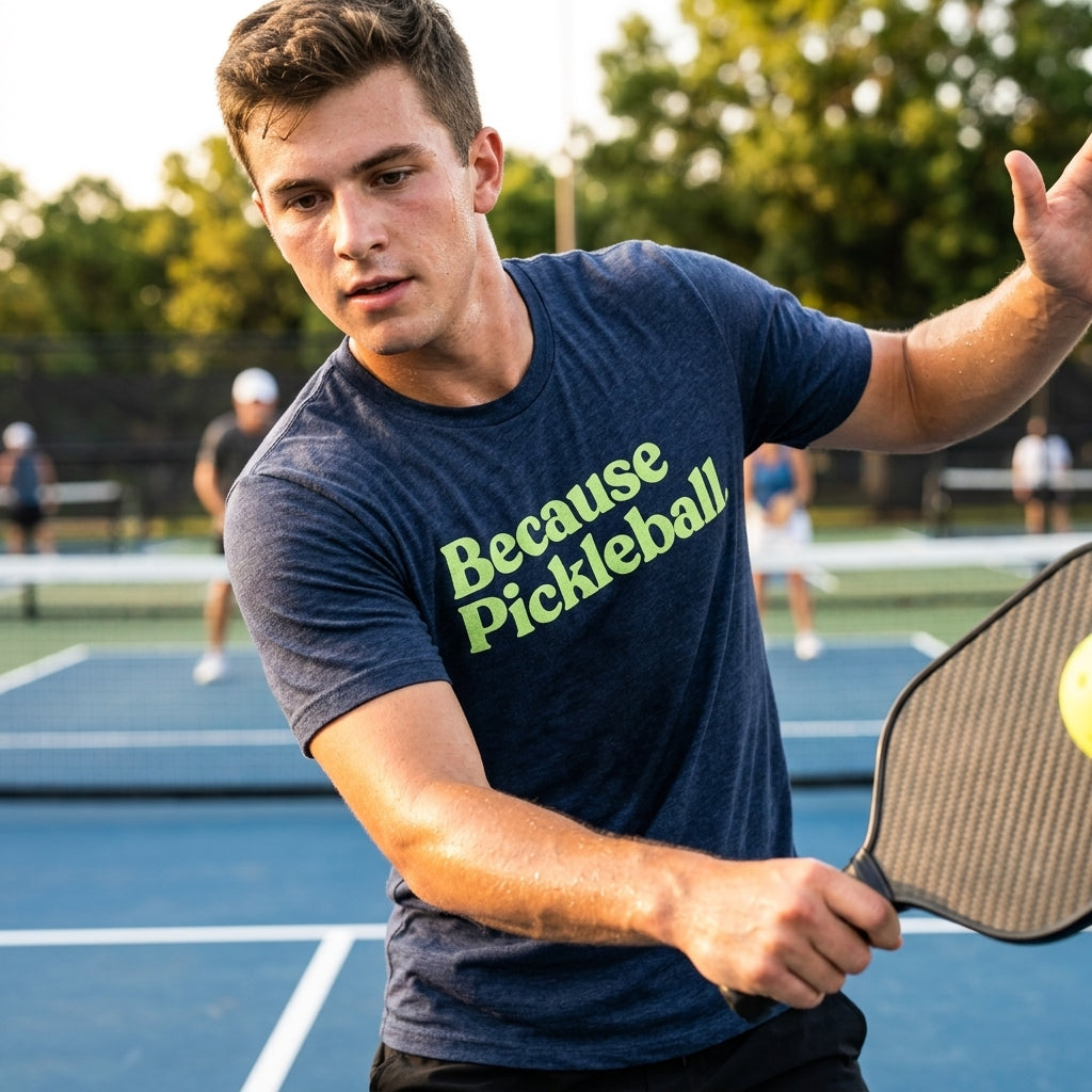 Because Pickleball Men's T Shirt