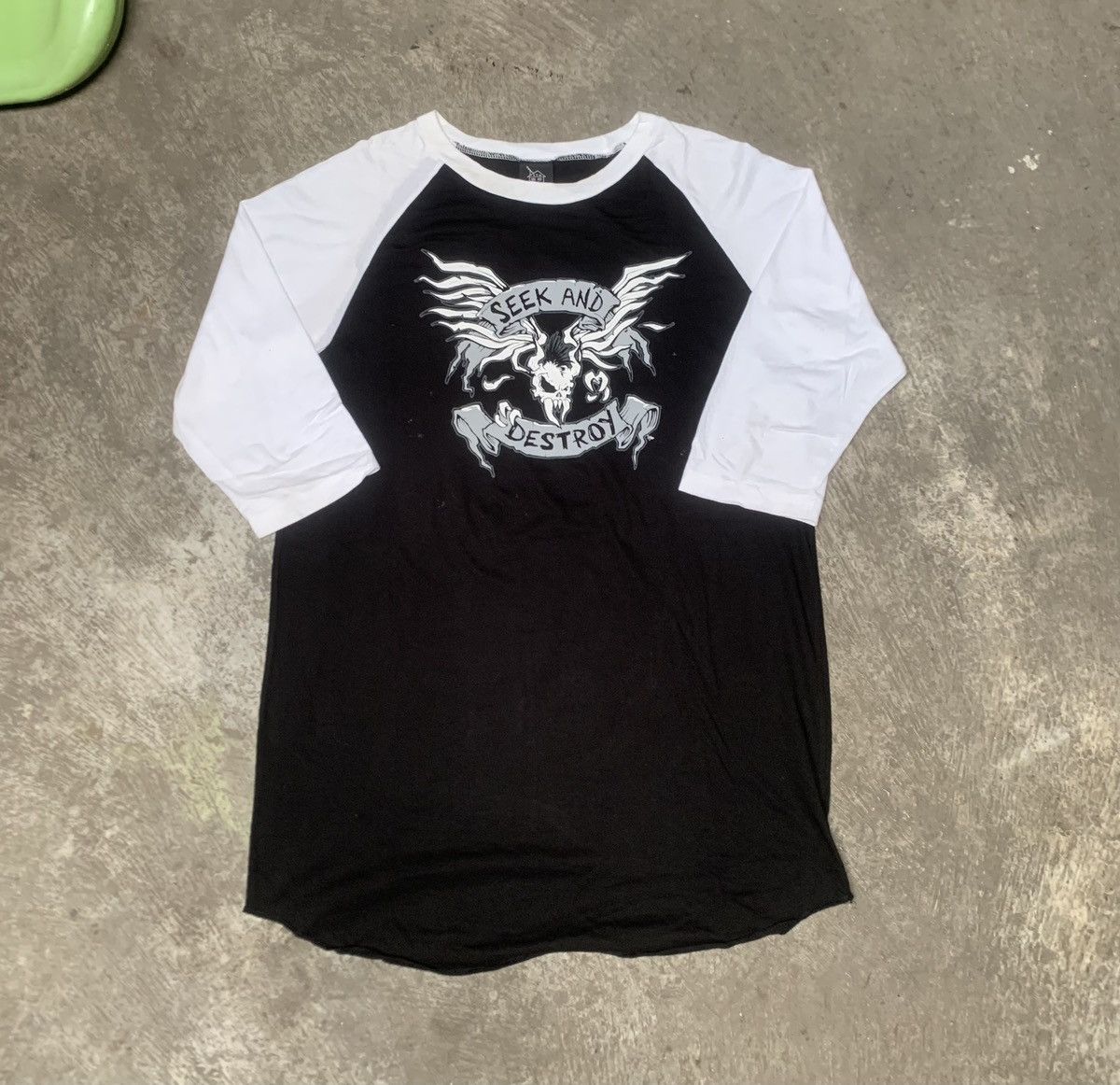 Vintage Metallica Shirt Seek And Destroy Raglan Shirt Hoodie, Sweatshirt | PodTeesHub.com
