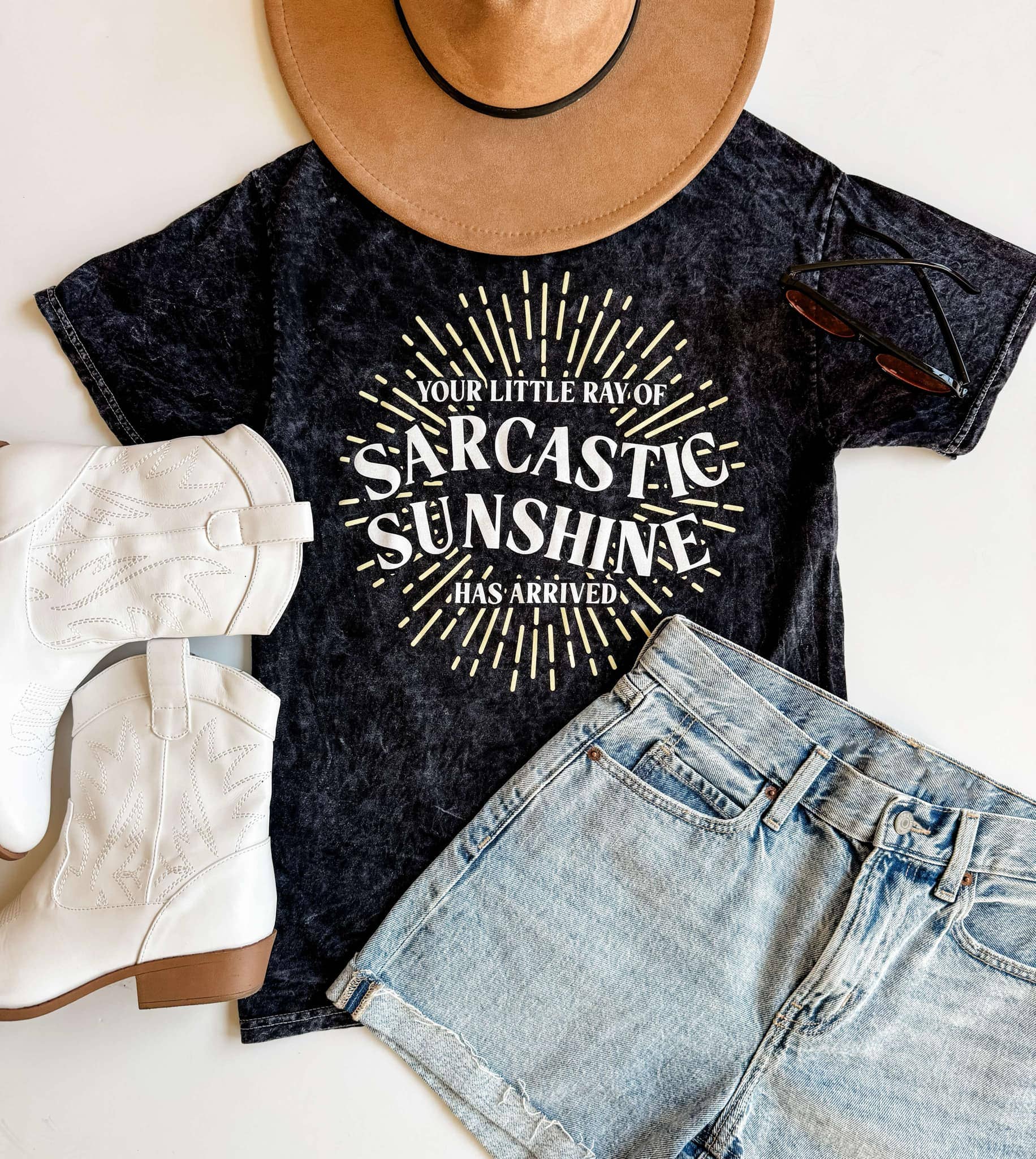 Little Ray of Sarcastic Sunshine T Shirt, Funny Graphic Tee Hoodie, Sweatshirt | PodTeesHub.com