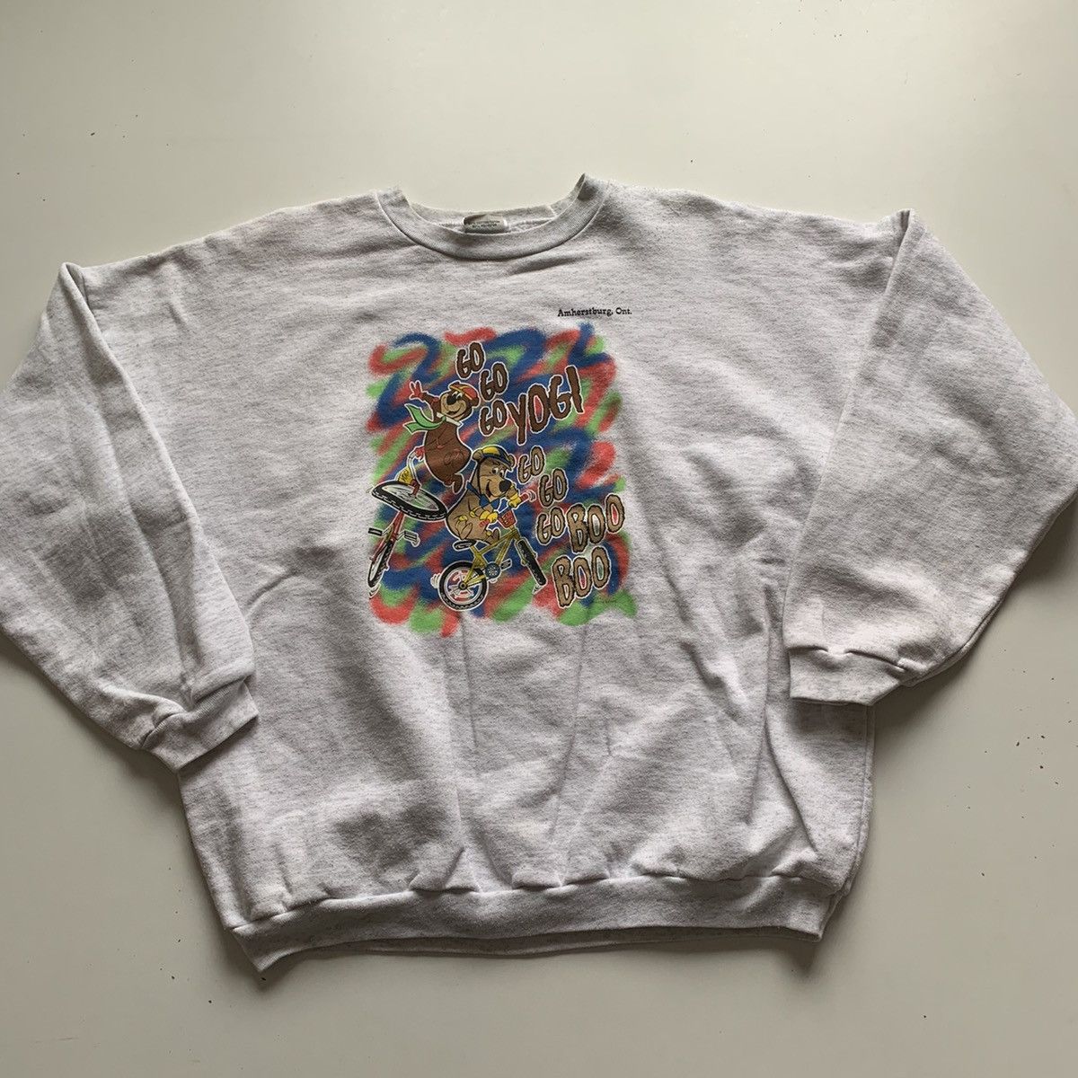Vintage 1990s Yogi Bear Hanna Barbara Graphic Crewneck Rare T-Shirts, Hoodie, Sweatshirt | PodTeesHub.com