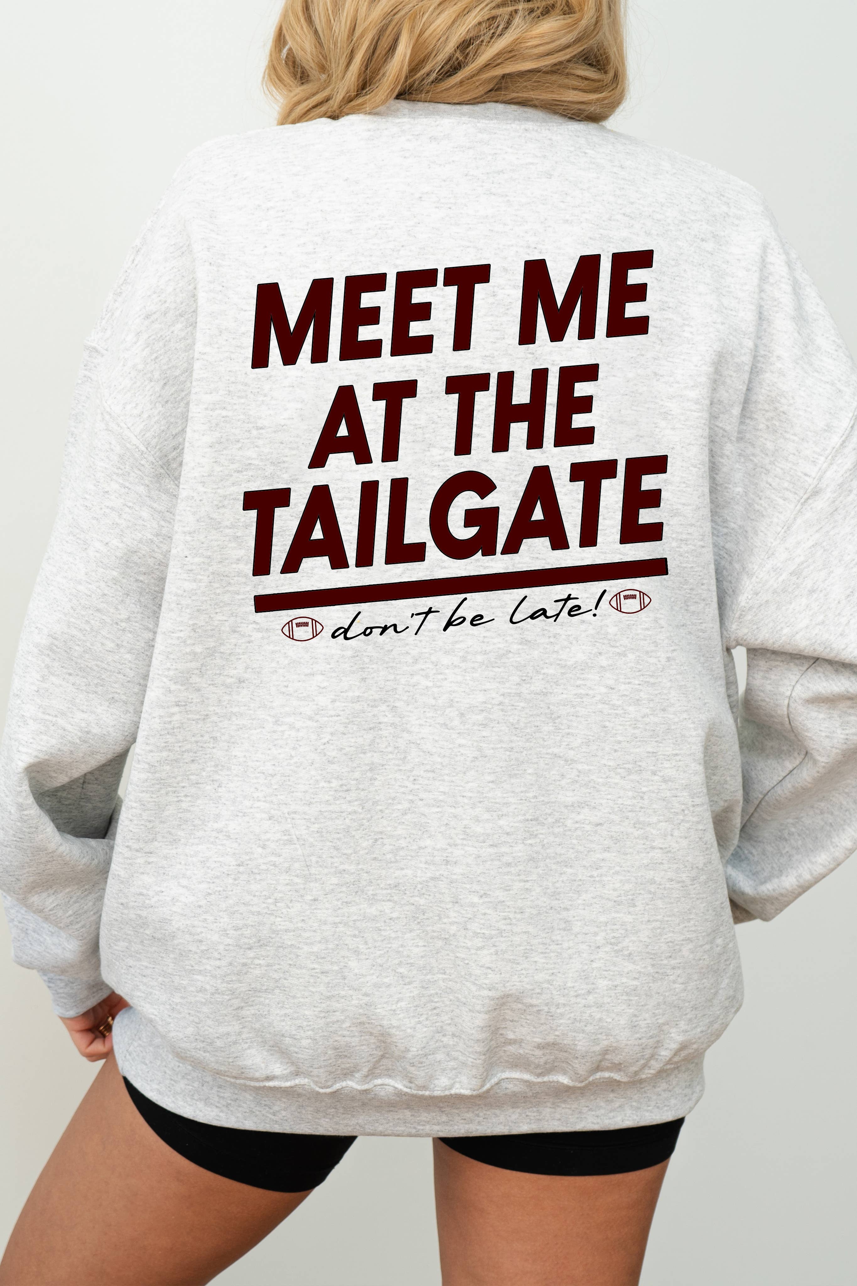Custom Meet Me At the Tailgate Graphic Sweater T-Shirts, Hoodie, Sweatshirt | PodTeesHub.com