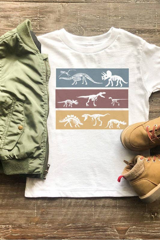 Dinosaur Fossils Kids Tee Hoodie, Sweatshirt | PodTeesHub.com