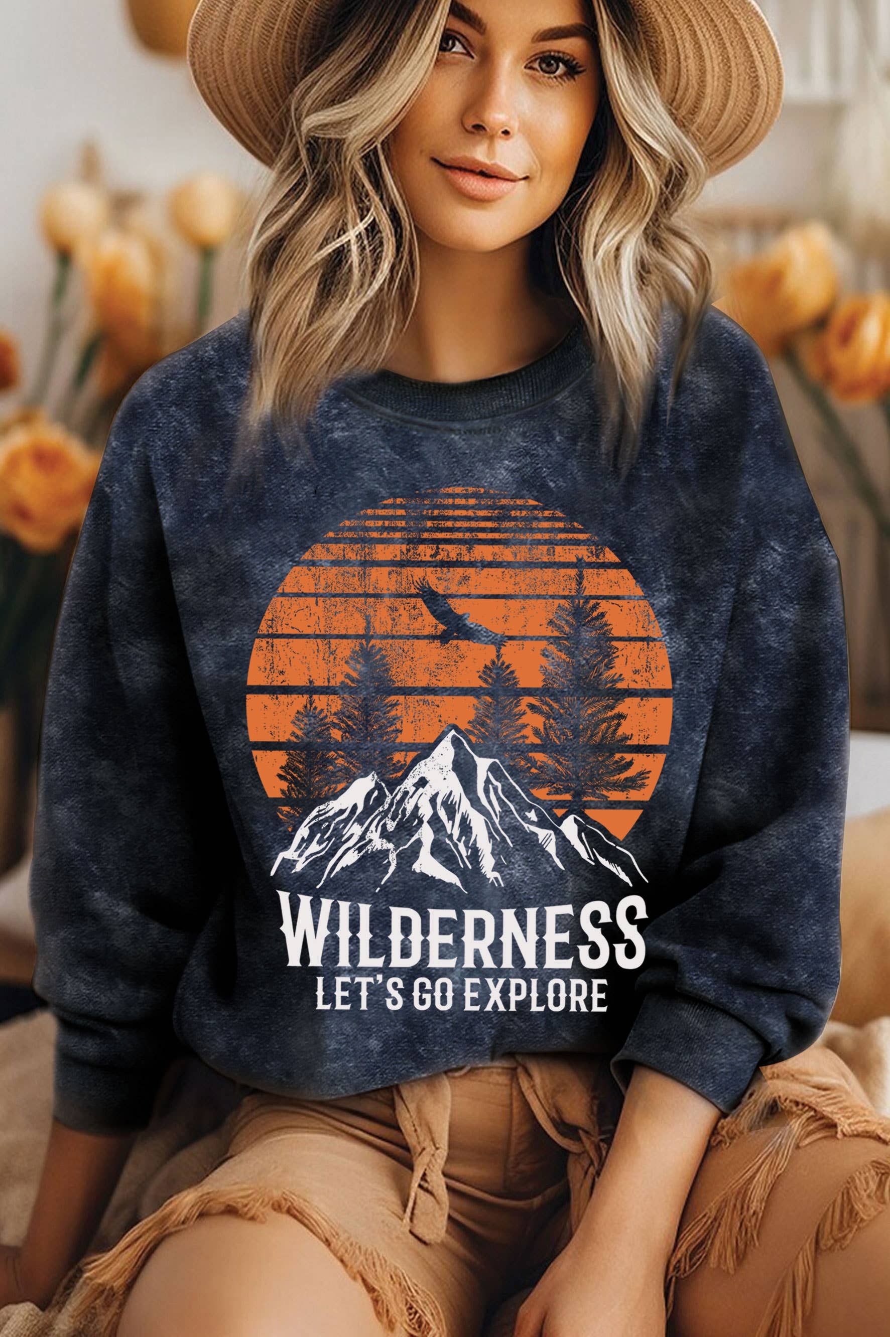 Wilderness Let’S Go Explore Mineral Graphic Brush Sweatshirt T-Shirts, Hoodie | PodTeesHub.com