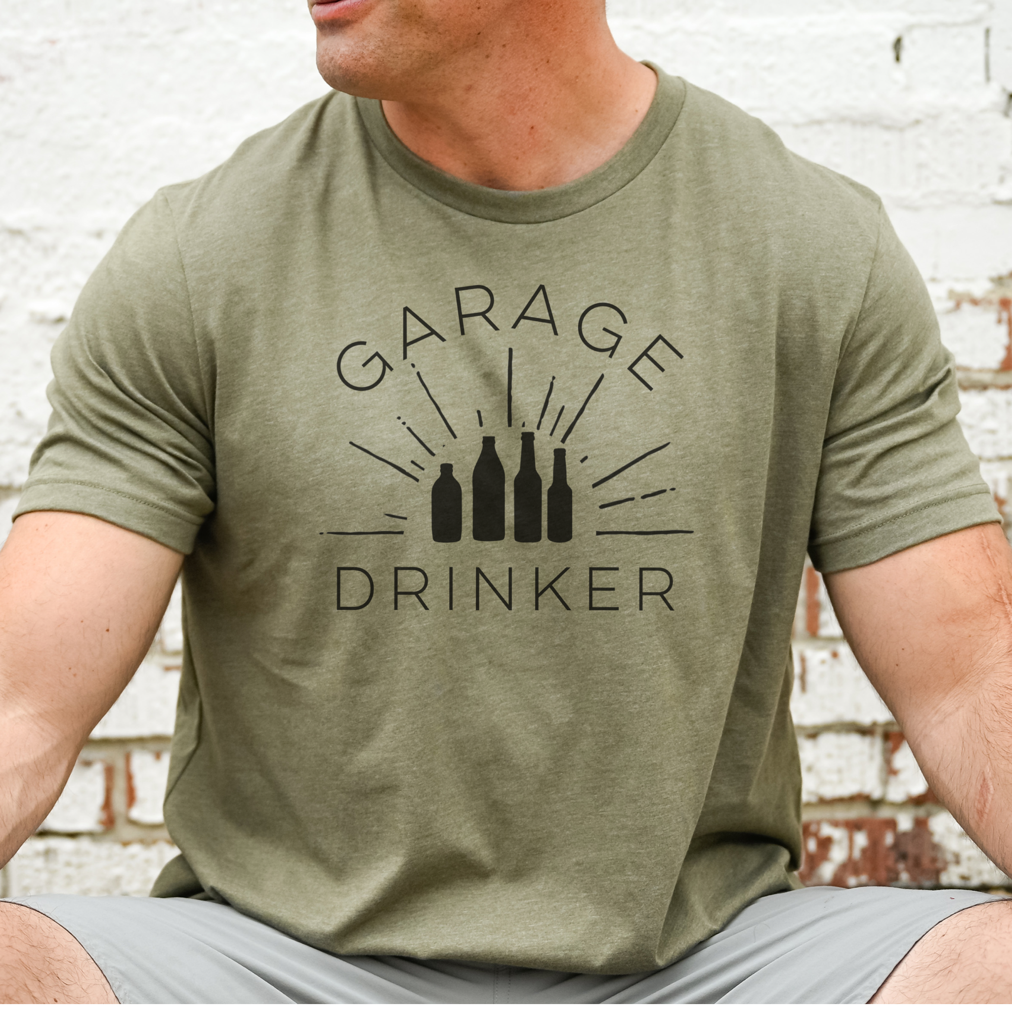 Garage Drinker T-Shirt Hoodie, Sweatshirt | PodTeesHub.com