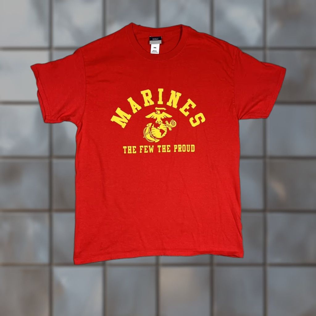 Vintage The Few The Proud U S Marines Men S T Shirt Mv Sport Red Tee L Euc Hoodie, Sweatshirt | PodTeesHub.com