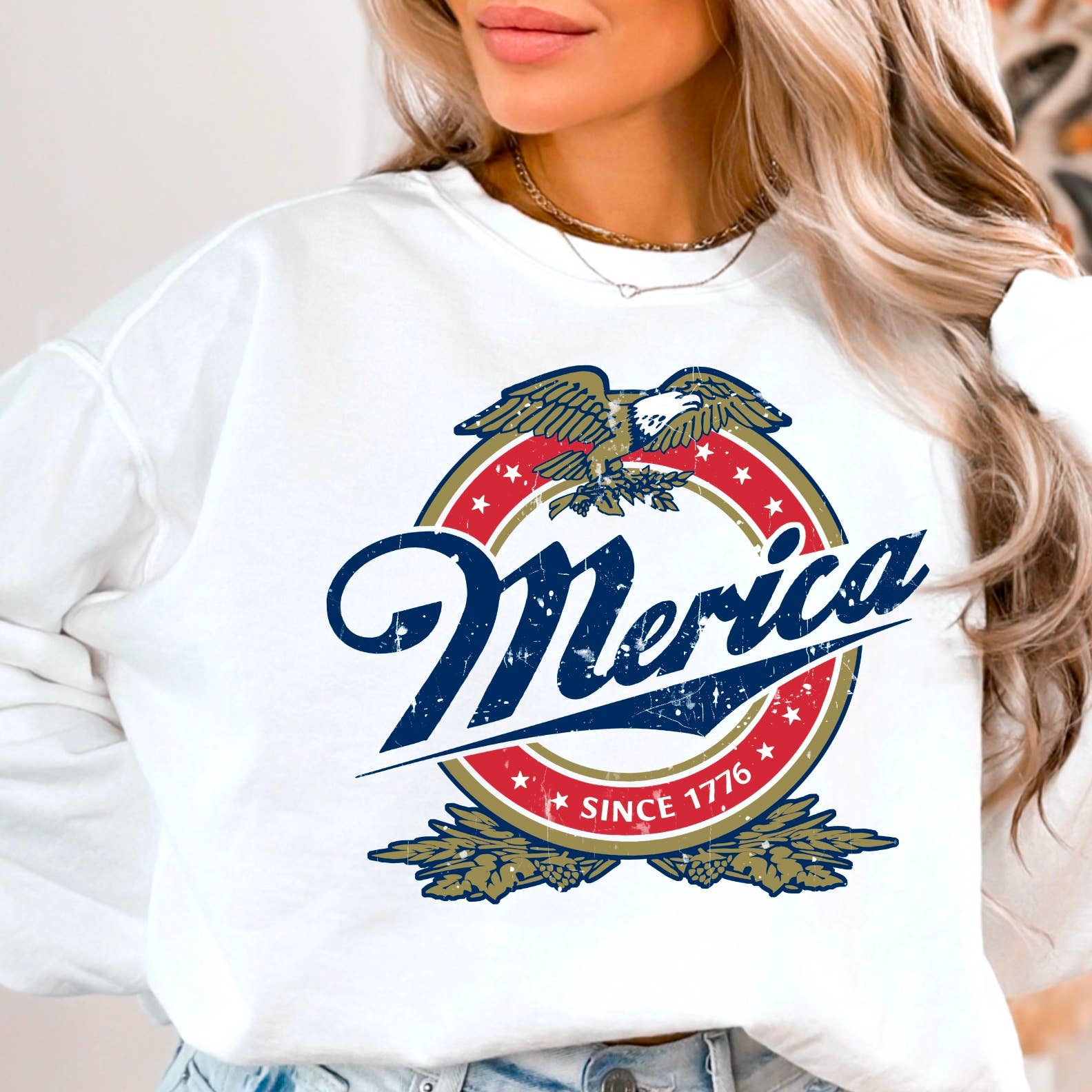 Merica Patriotic Apparel | July 4th Patriotic Sweatshirt T-Shirts, Hoodie | PodTeesHub.com