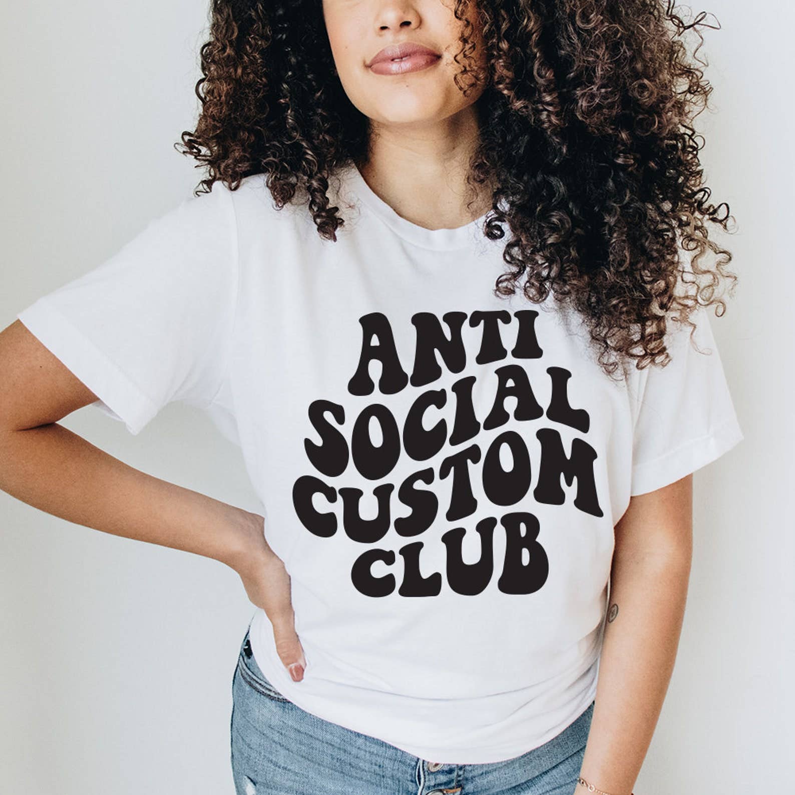 Anti Social Custom Club T-Shirt Hoodie, Sweatshirt | PodTeesHub.com