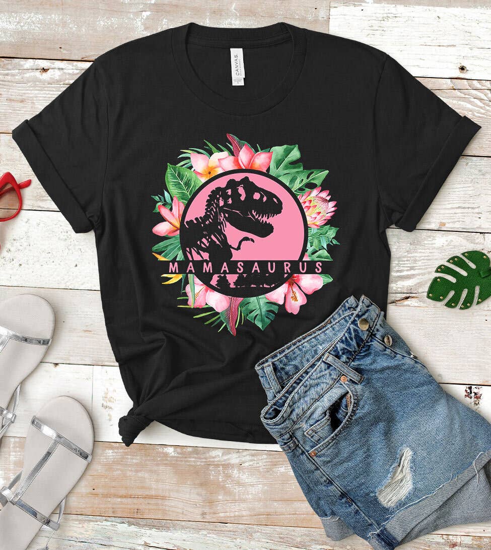 Mamasaurus - Mama Dinosaur Fun Mother's Day Gift T-Shirt Hoodie, Sweatshirt | PodTeesHub.com