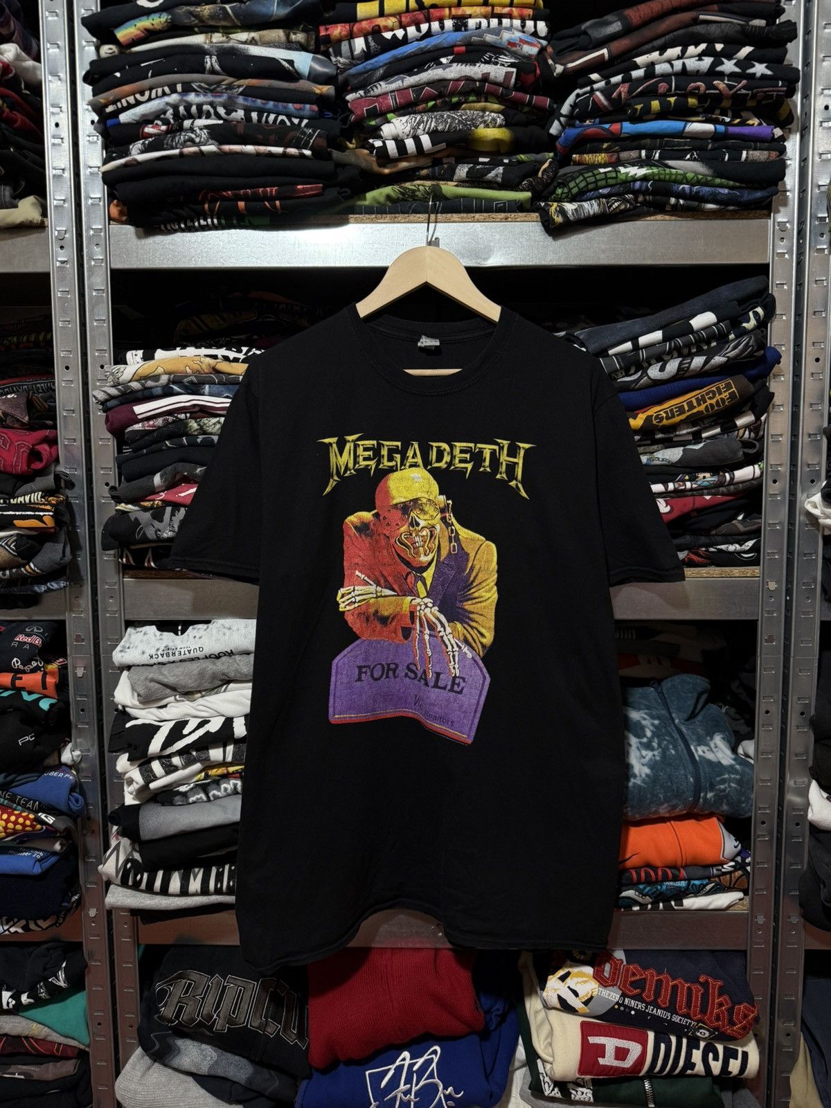 Vintage 2022 Megadeth For Sale Peace Sells Rock T Shirt Hoodie, Sweatshirt | PodTeesHub.com