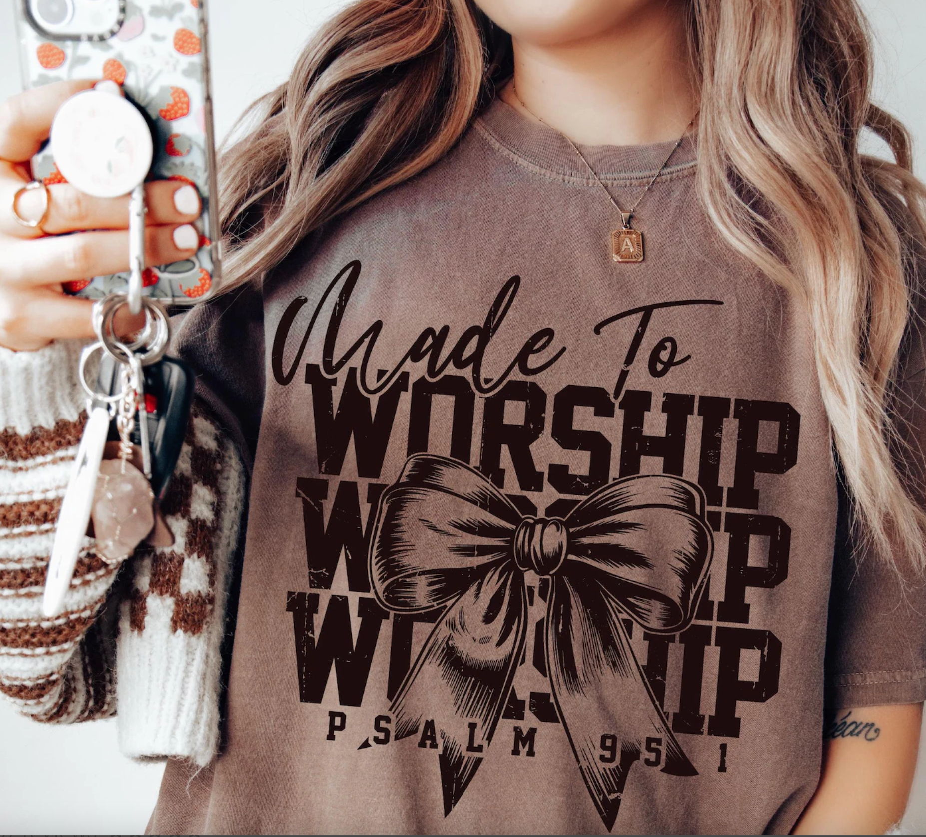 Made To Worship Comfort Color Tee Hoodie, Sweatshirt | PodTeesHub.com