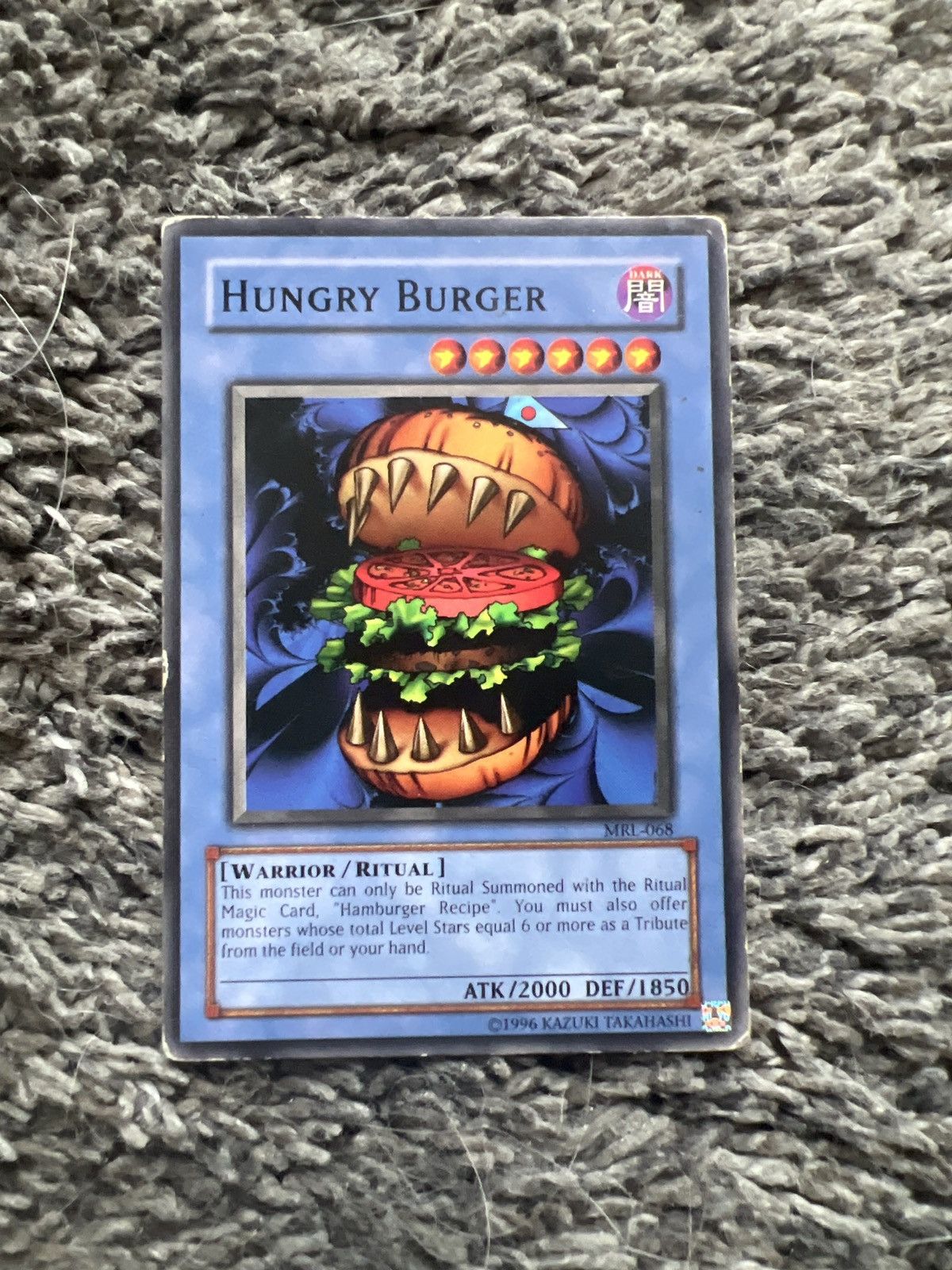Vintage 1996 Konami Yu Gi Oh Hungry Burger Card T-Shirts, Hoodie, Sweatshirt
