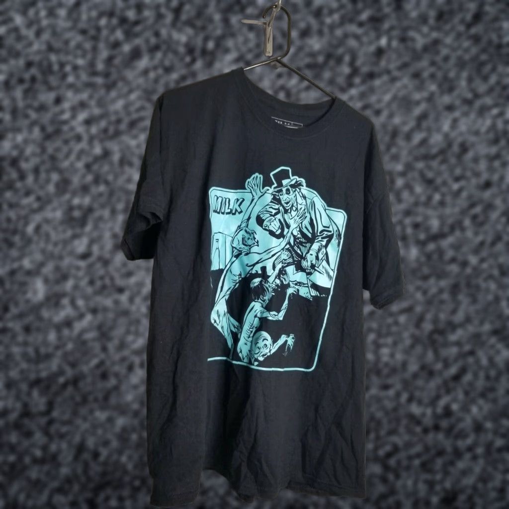 Vintage Milk Toronto Grave Digger Horror Movie T Shirt Mens Xl Black Graphic Tee Hoodie, Sweatshirt | PodTeesHub.com