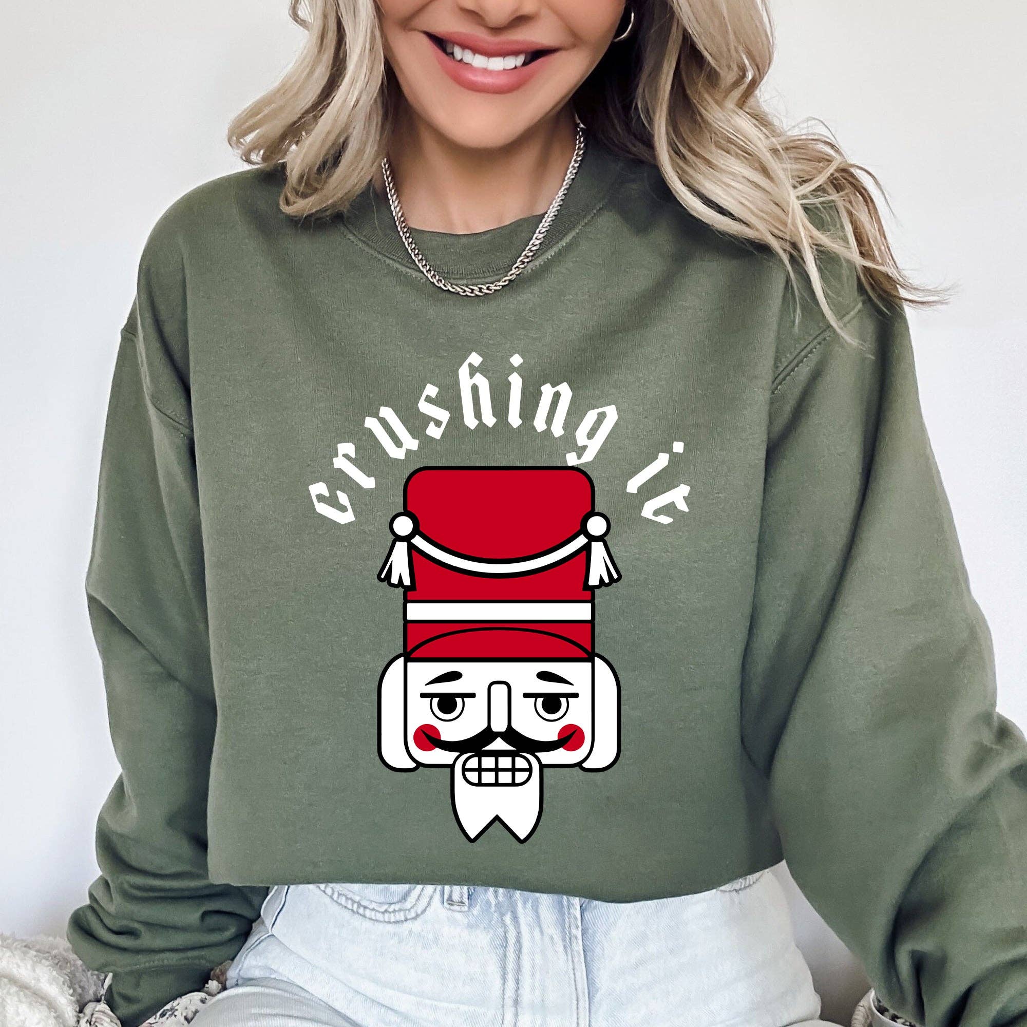 Crushing It, Retro Nutcracker, Christmas, Ballet Sweatshirt T-Shirts, Hoodie | PodTeesHub.com