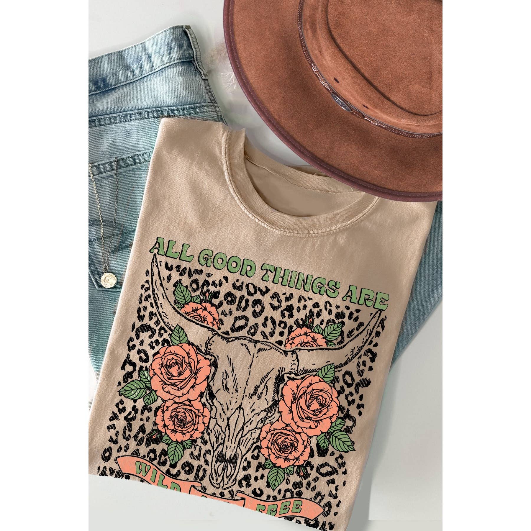 All Good Things Are Wild and Free- Short Sleeve Tee Hoodie, Sweatshirt | PodTeesHub.com