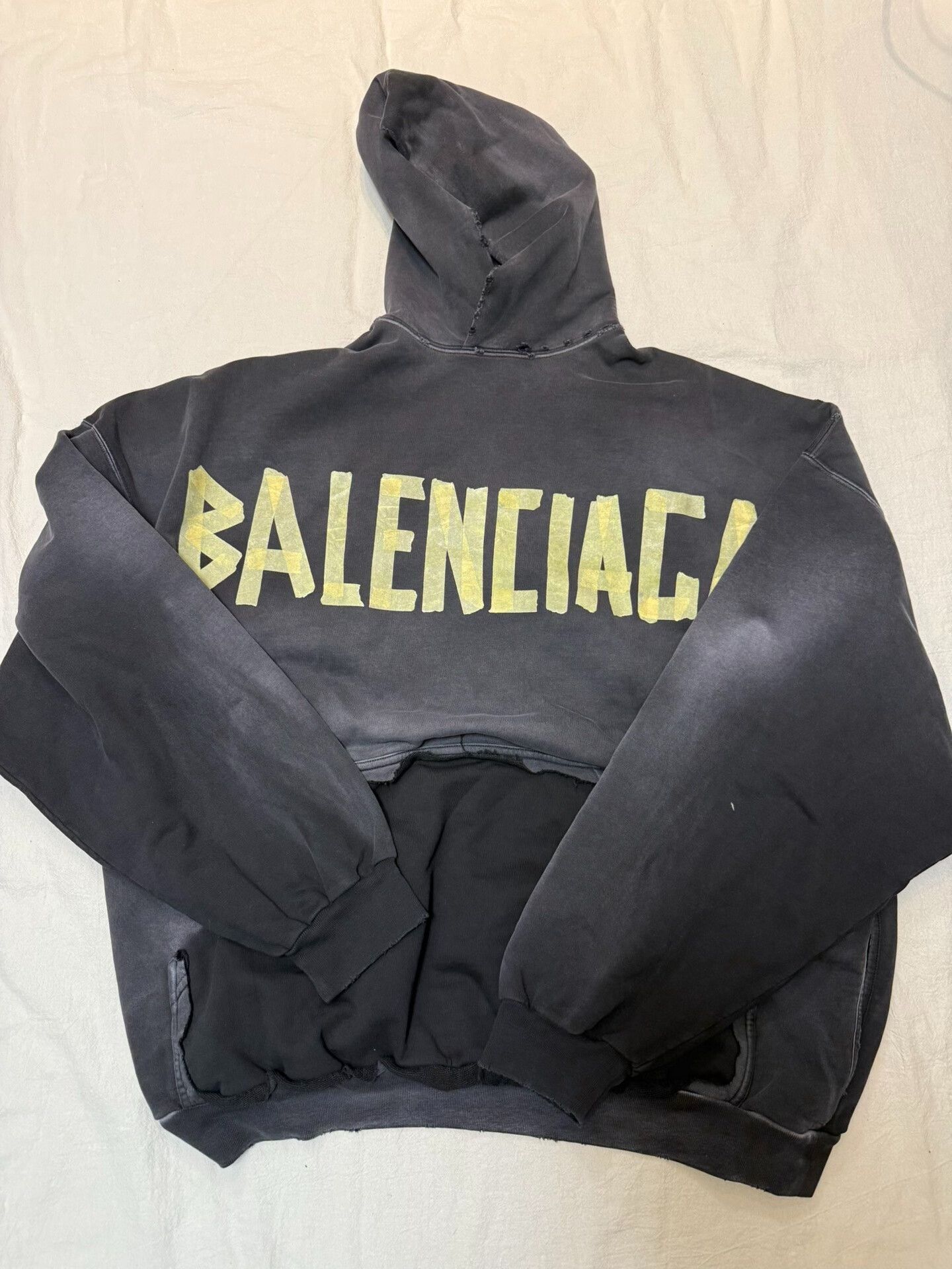 Balenciaga Distressed Graphic Hoodie Sweatshirt T-Shirts | PodTeesHub.com