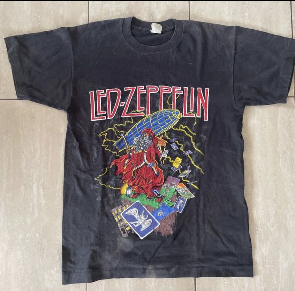 Zeppelin Led Zeppelin Zoso The Hermit Wizard T Shirt Vintage Faded Hoodie, Sweatshirt | PodTeesHub.com
