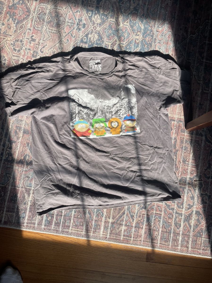 Vintage South Park Funny Grey T Shirt Hoodie, Sweatshirt | PodTeesHub.com