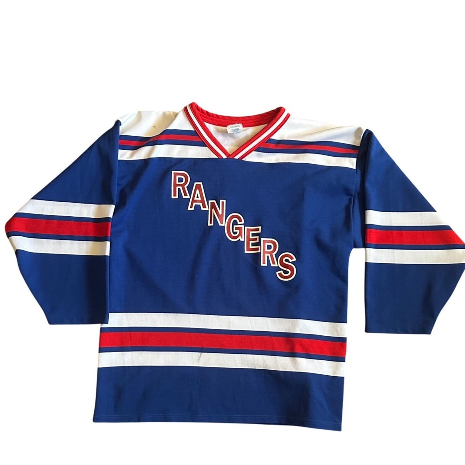 Vintage Rangers Jersey Peterson 4 Blue Red White Mens Xl T-Shirts, Hoodie, Sweatshirt | PodTeesHub.com