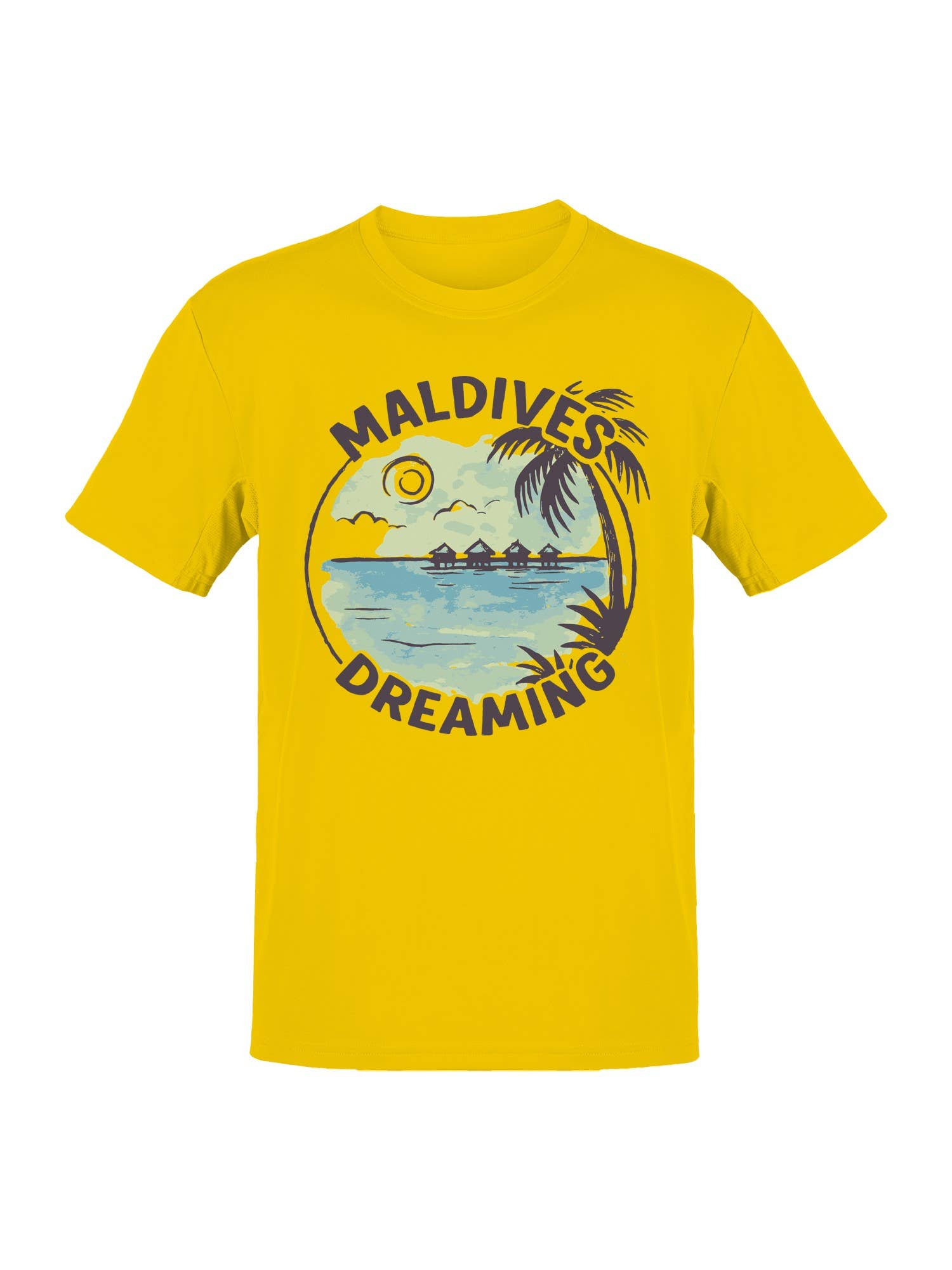 Maldives Dreaming Tropical Vibes Men's T-Shirt Hoodie, Sweatshirt | PodTeesHub.com