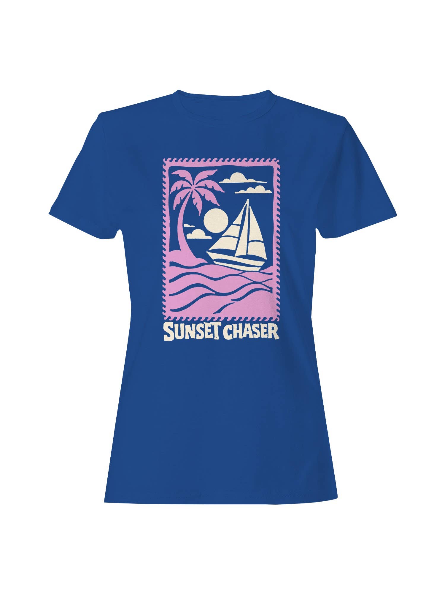 Sunset Chaser Tropical Escape Women's T-Shirt Hoodie, Sweatshirt | PodTeesHub.com