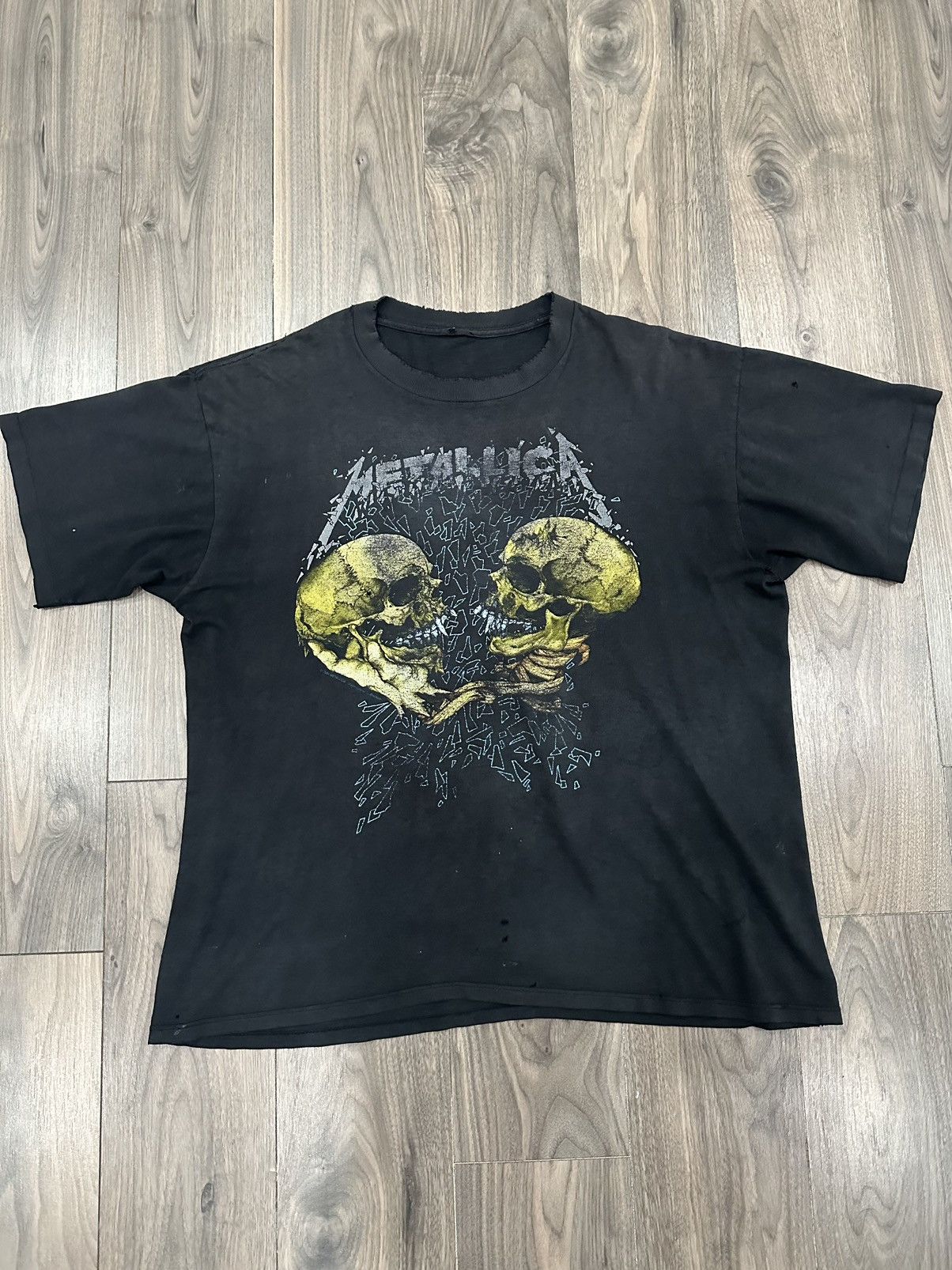 Metallica X Vintage Vintage 1991 Brockum Metallica Pushead Xl T-Shirts, Hoodie, Sweatshirt