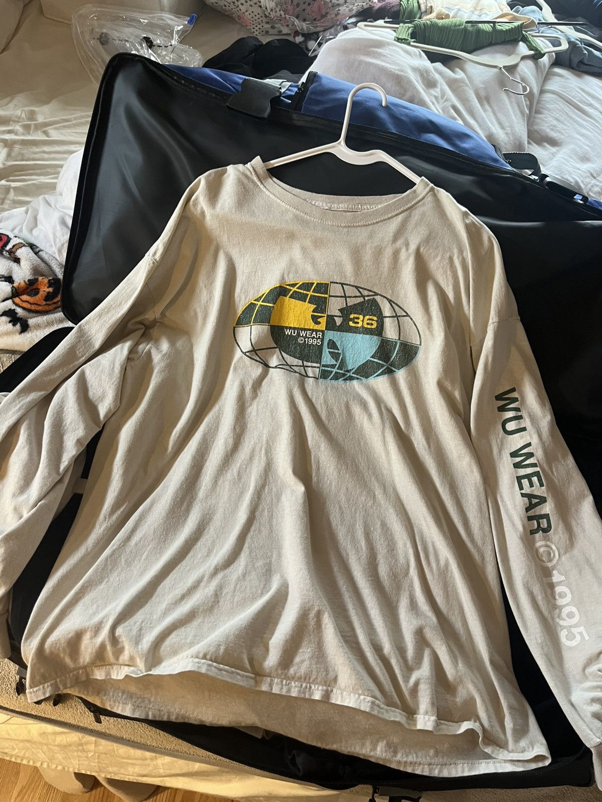 Vintage Wu Wear L S T Shirt Vintage Hoodie, Sweatshirt | PodTeesHub.com