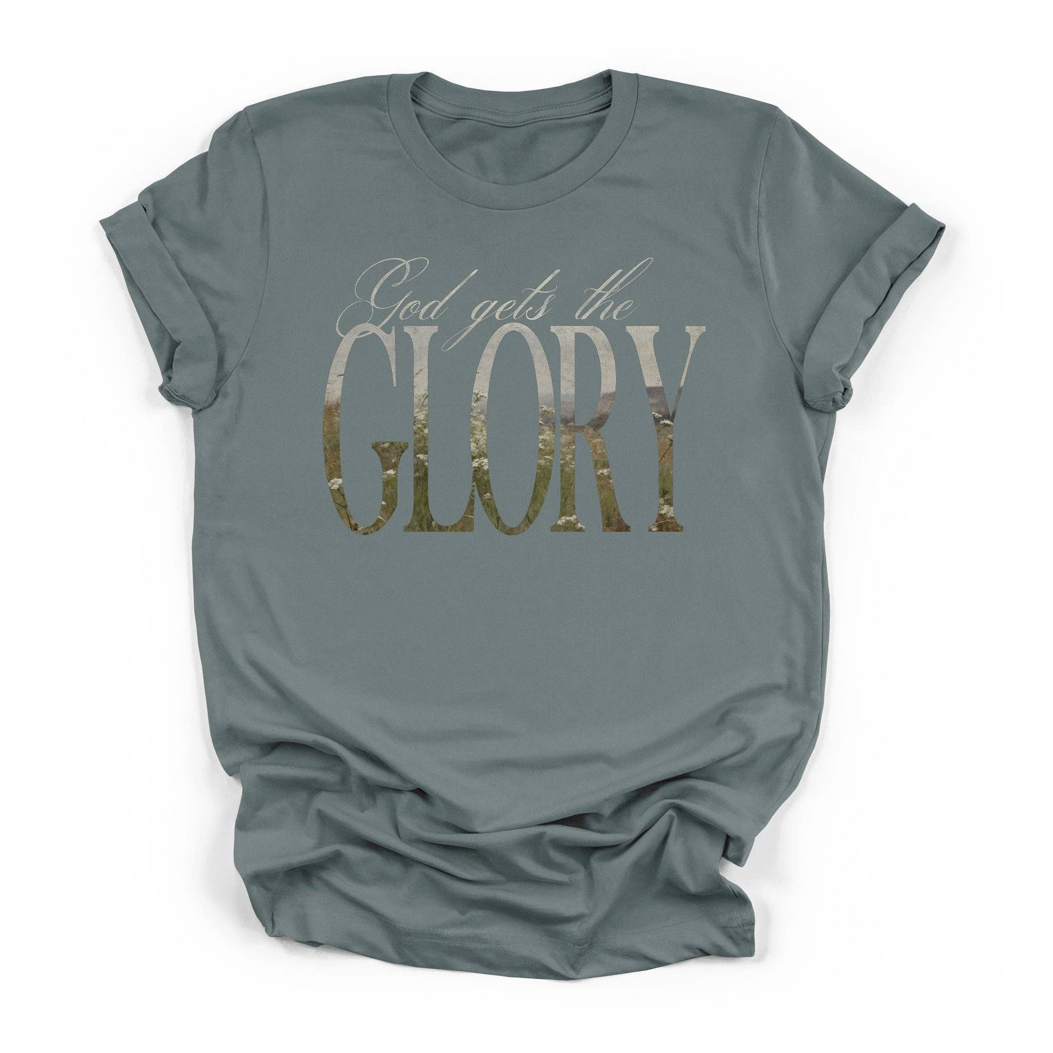 God Gets the Glory Tee Hoodie, Sweatshirt | PodTeesHub.com