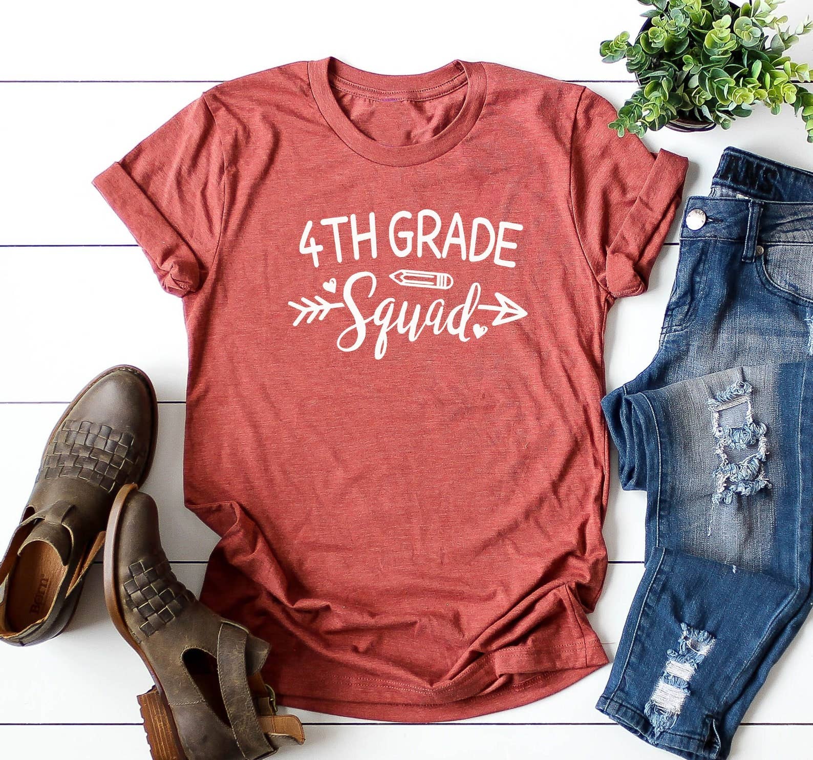 Fourth Grade Squad T-Shirt Hoodie, Sweatshirt | PodTeesHub.com