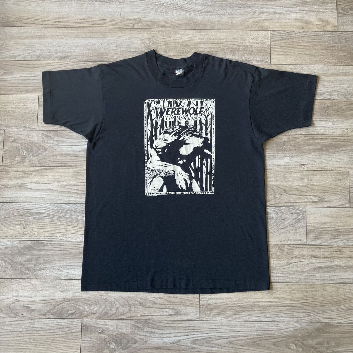 Vintage 1992 Werewolf Apocalypse Video Game Promo T-Shirts, Hoodie, Sweatshirt