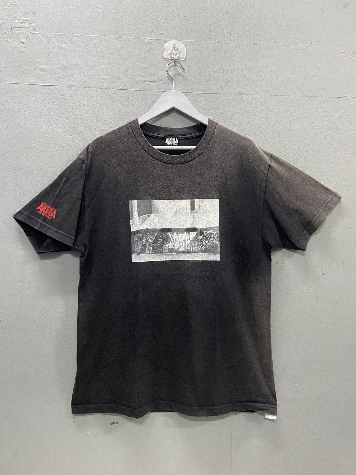 Japanese Brand Akira Art Of Wall Katsuhiro Otomo Sun Faded Tee Shirt Hoodie, Sweatshirt | PodTeesHub.com