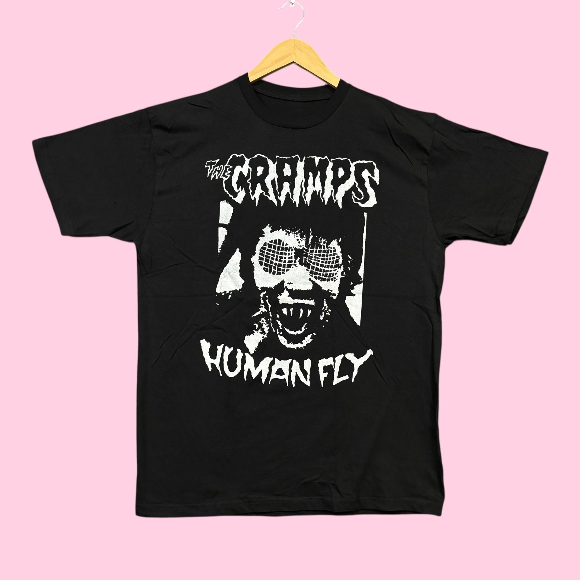 Band Tees The Cramps Off The Bone Human Fly Rock Band Tee L Hoodie, Sweatshirt | PodTeesHub.com