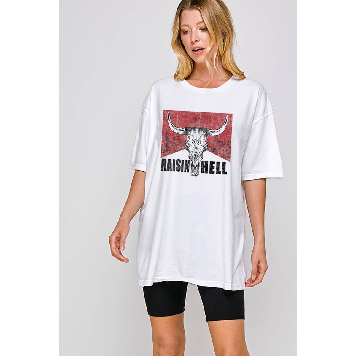 Raisin Hell Graphic  Oversized Tee Hoodie, Sweatshirt | PodTeesHub.com
