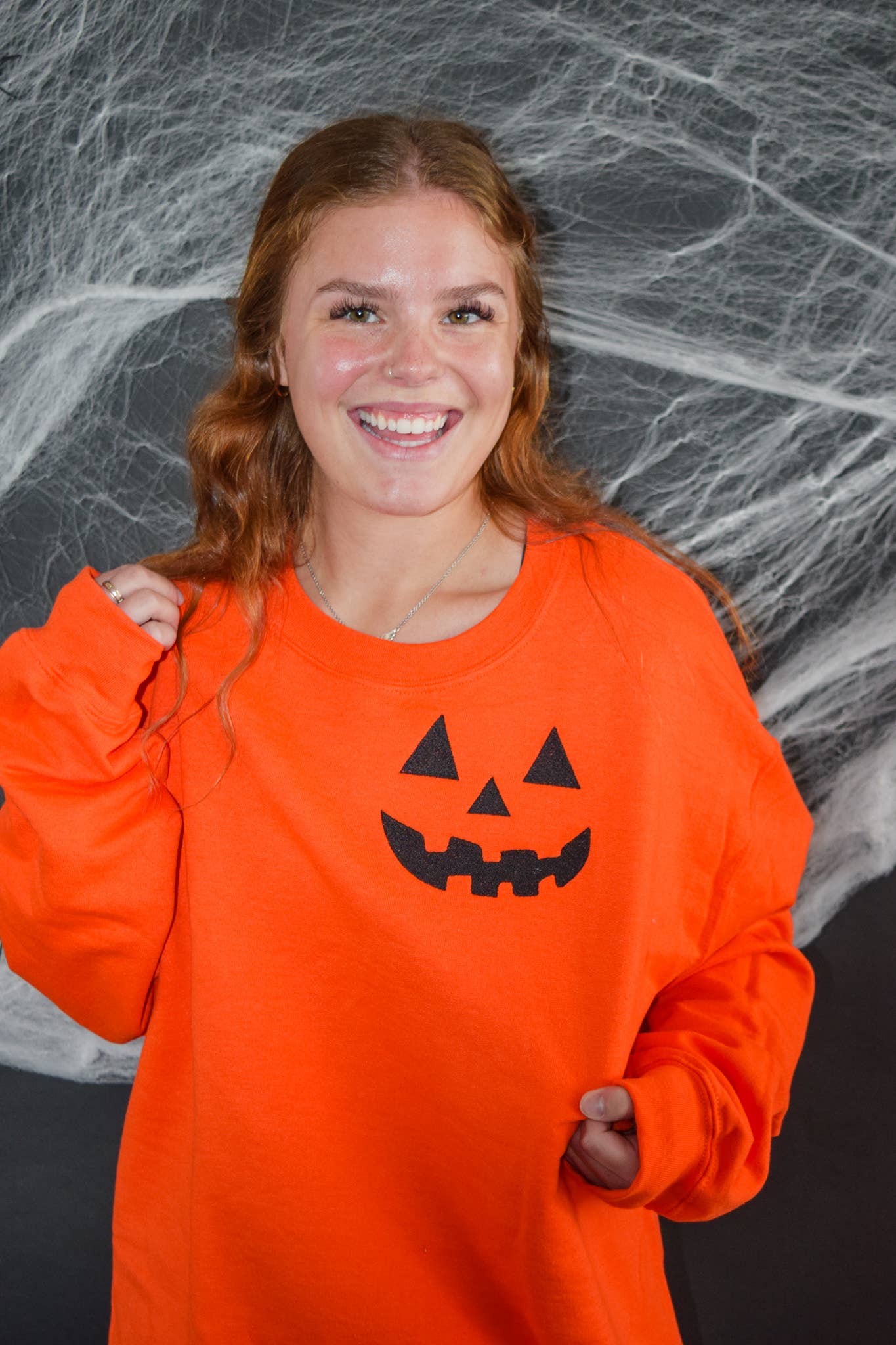 Halloween Face Embroidered Sweater T-Shirts, Hoodie, Sweatshirt | PodTeesHub.com