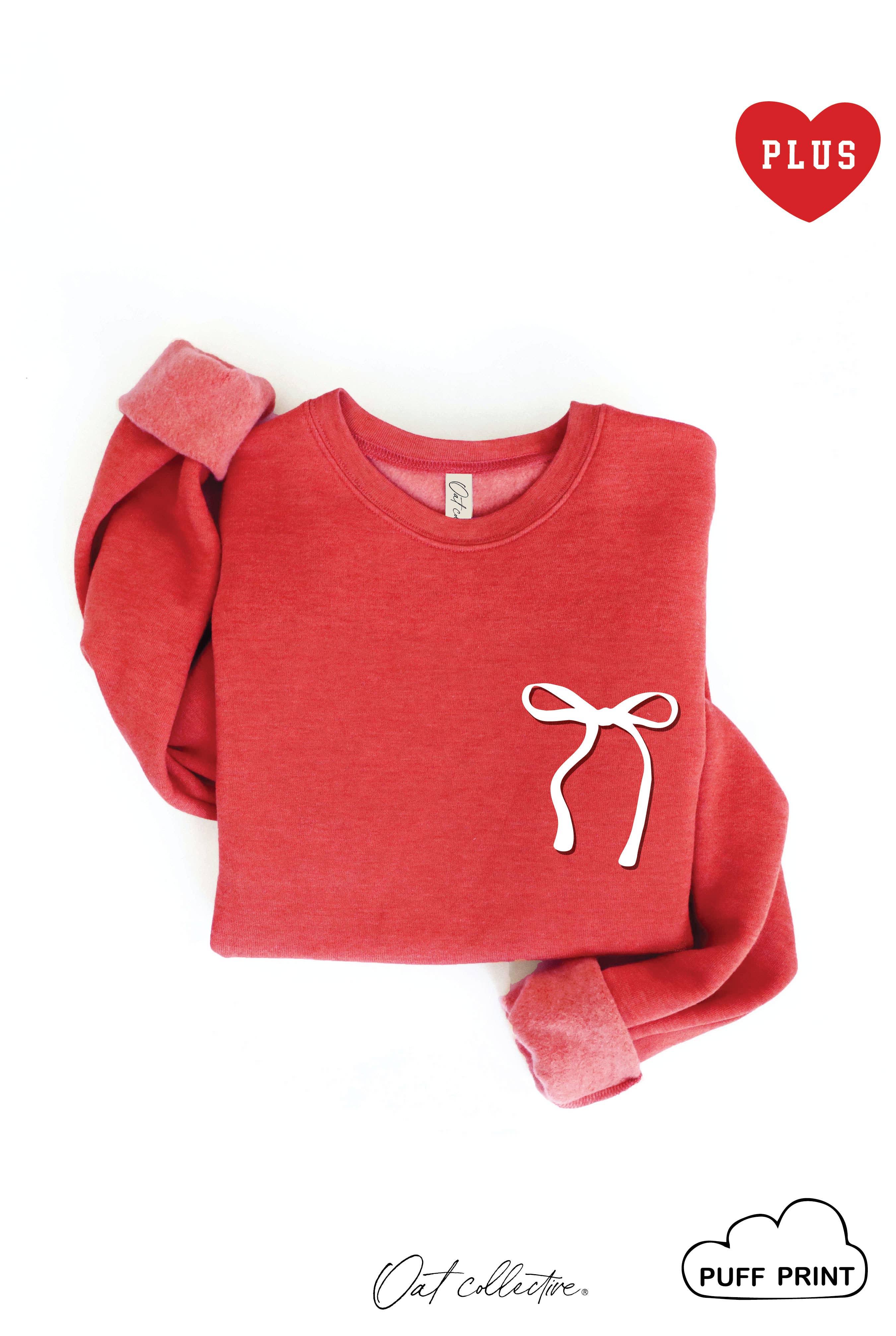 Bow Puff  Plus Graphic Sweatshirt T-Shirts, Hoodie | PodTeesHub.com