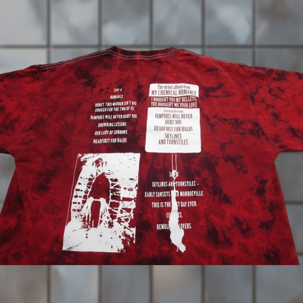 Gildan My Chemical Romance Shirt Gildan Xl Red Bullets Album Band T-Shirts, Hoodie, Sweatshirt