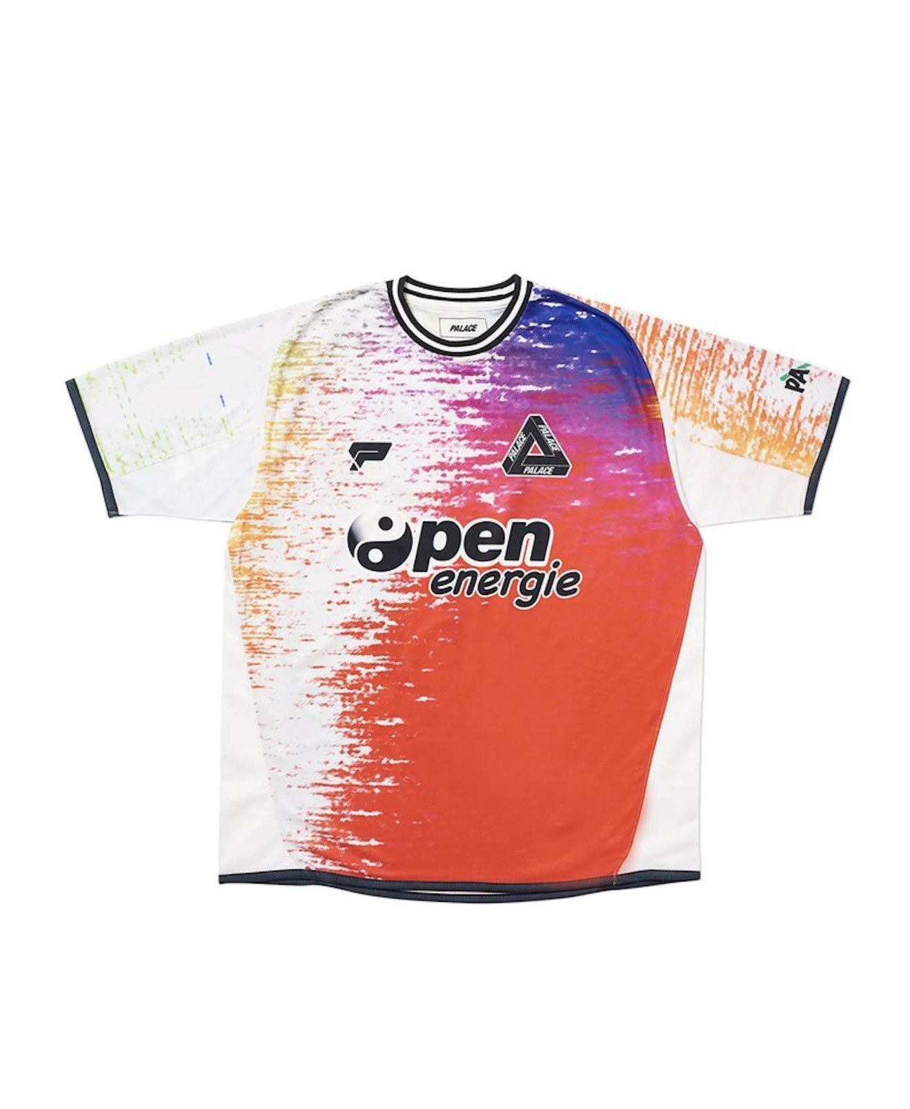 Palace Multi Option Footie Jersey Multicolor Size Medium T-Shirts, Hoodie, Sweatshirt | PodTeesHub.com