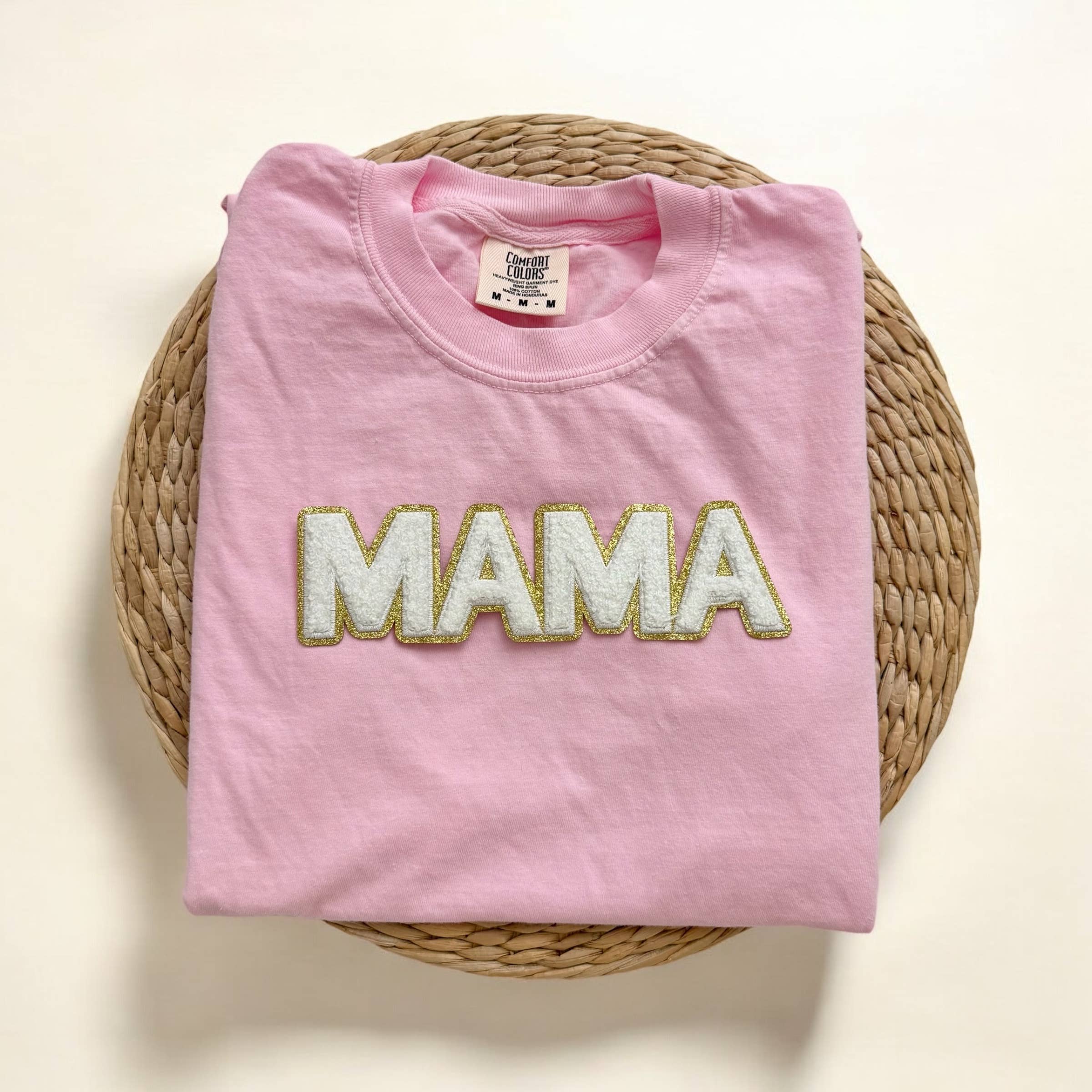 Chenille Cursive Mama Tshirt, Mothers Day Gifts Hoodie, Sweatshirt | PodTeesHub.com
