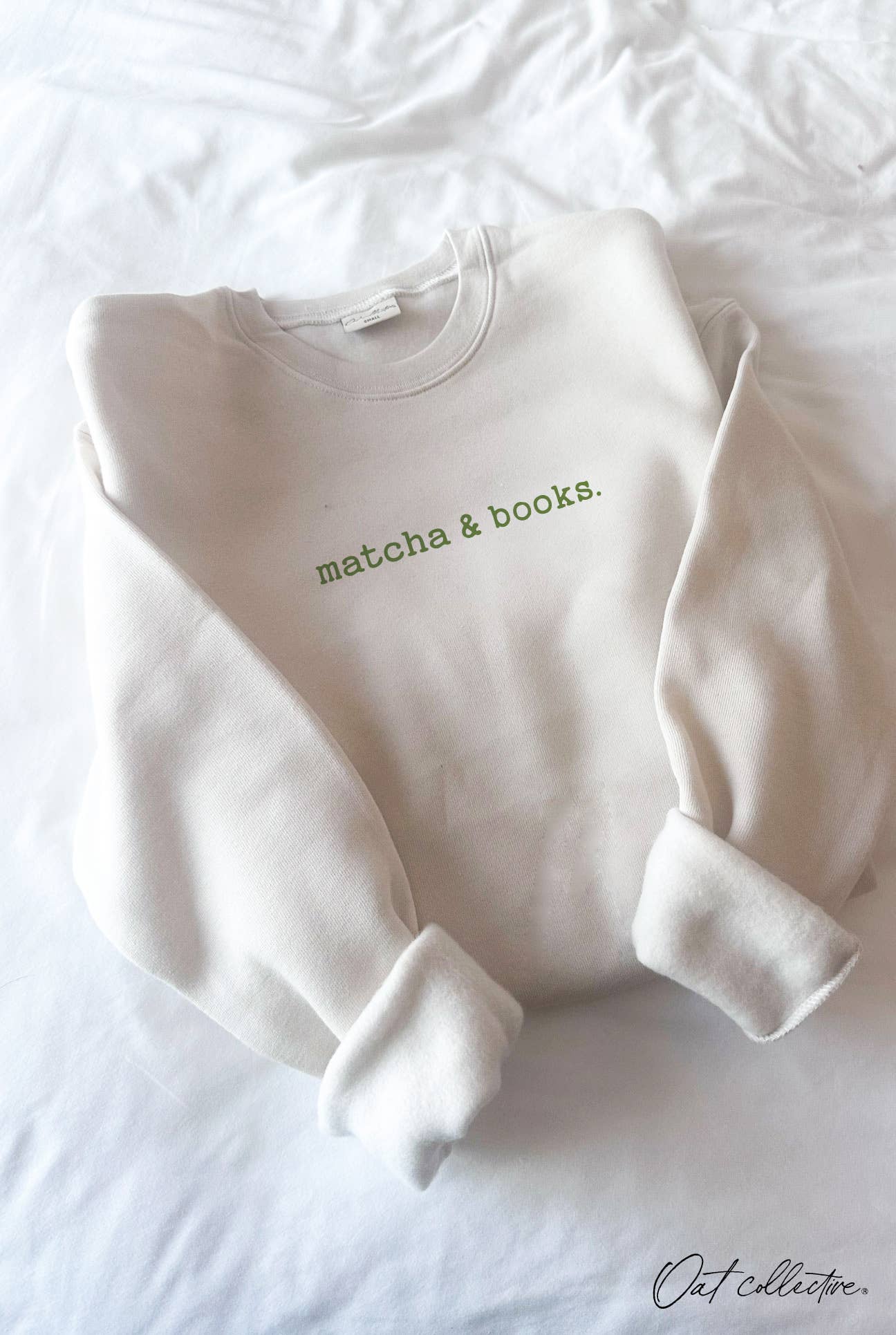 Matcha and Books Graphic Sweatshirt T-Shirts, Hoodie | PodTeesHub.com