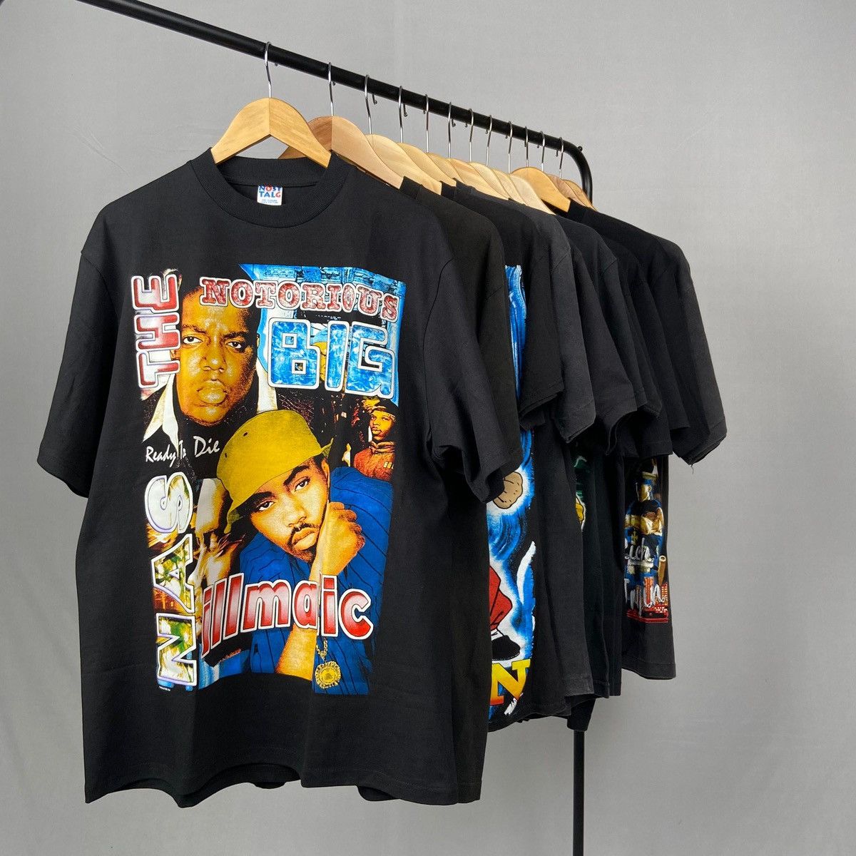 Rap Tees X Vintage Nas The Notorious Big Tees Hoodie, Sweatshirt | PodTeesHub.com